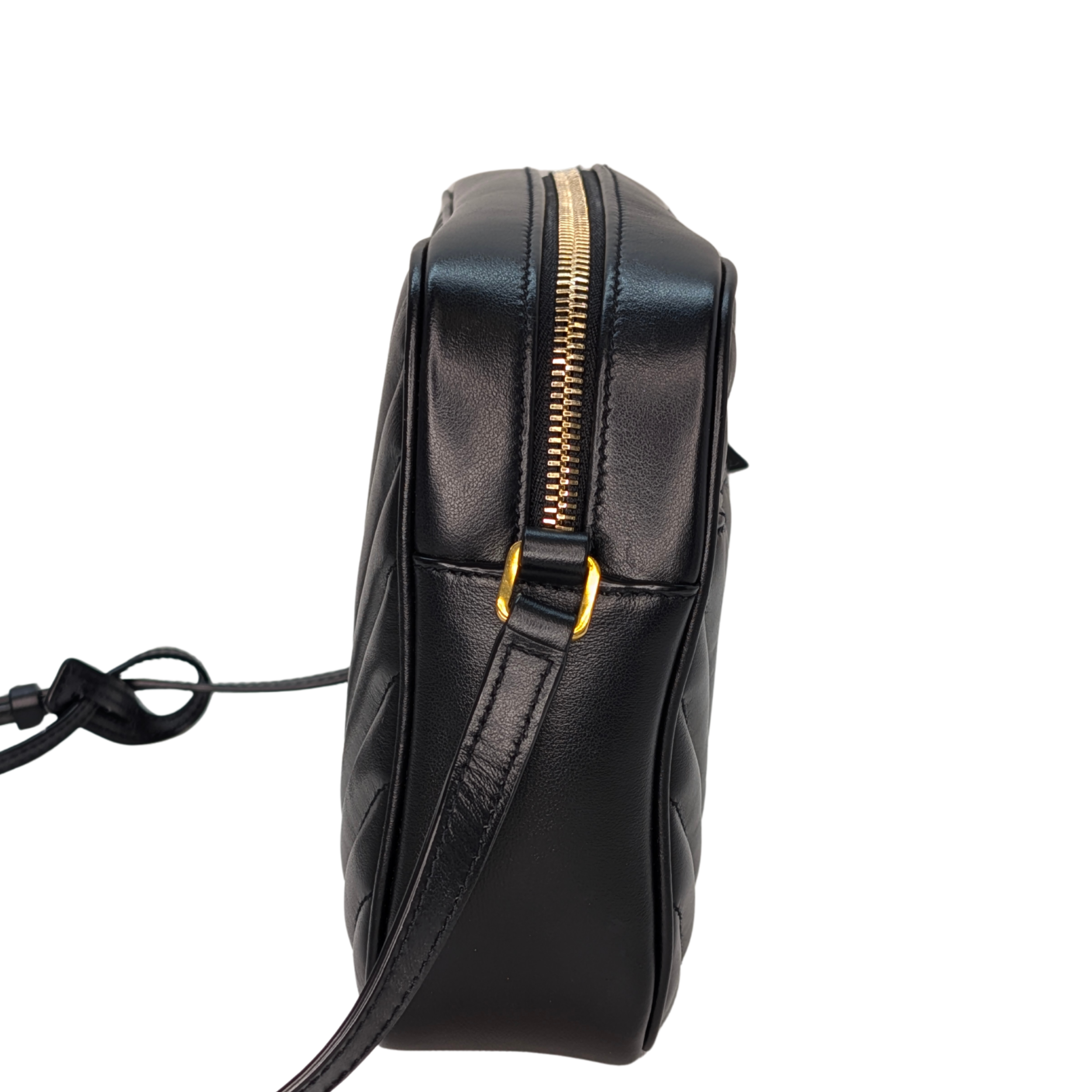 Saint Laurent Lou 相机包 黑色皮革