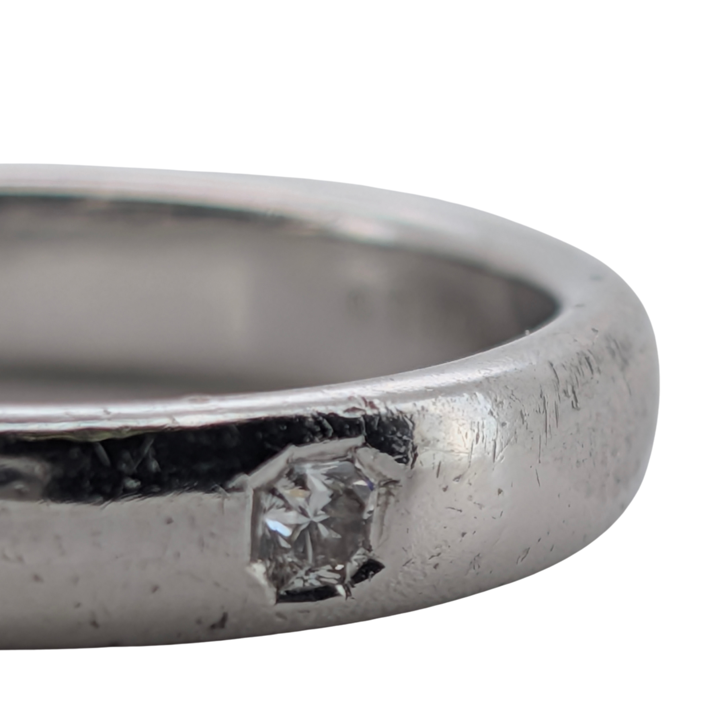 Tiffany & Co. Forever 铂金 Lucida 方钻戒指