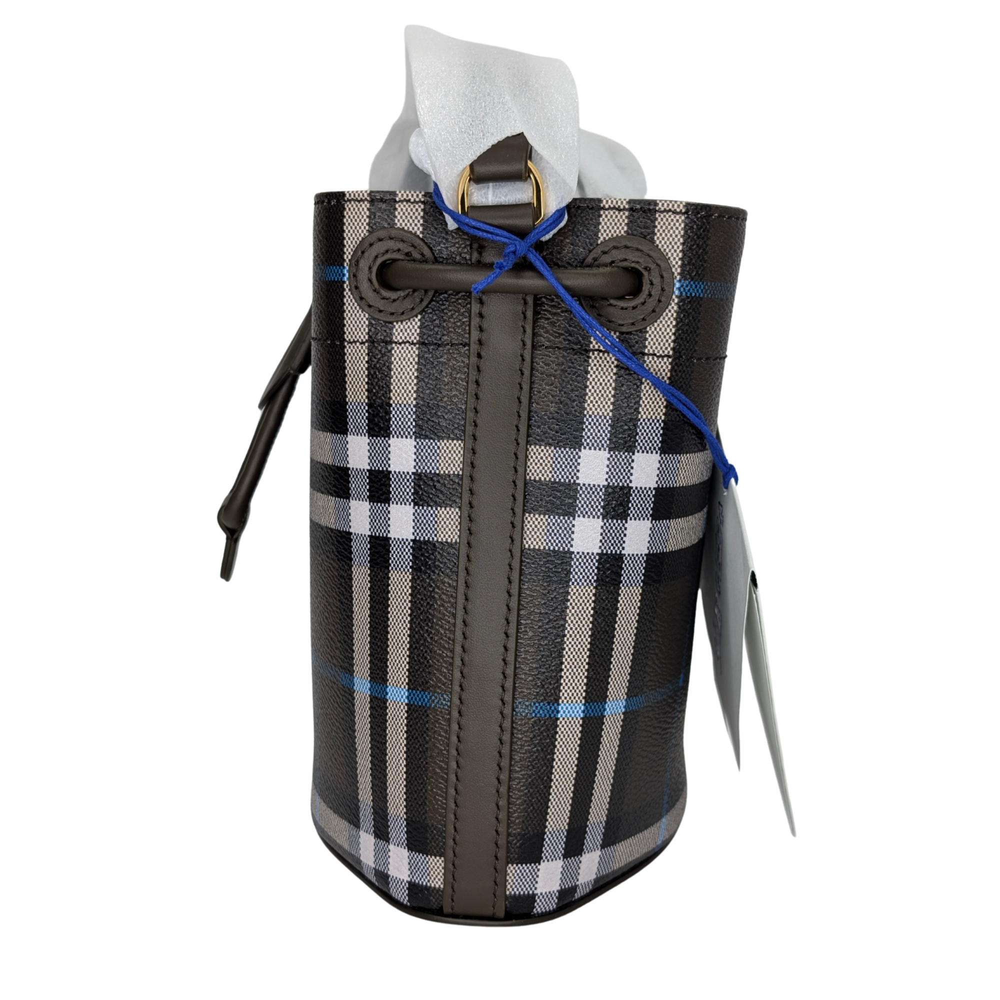 Burberry 迷你抽绳水桶包 灰色