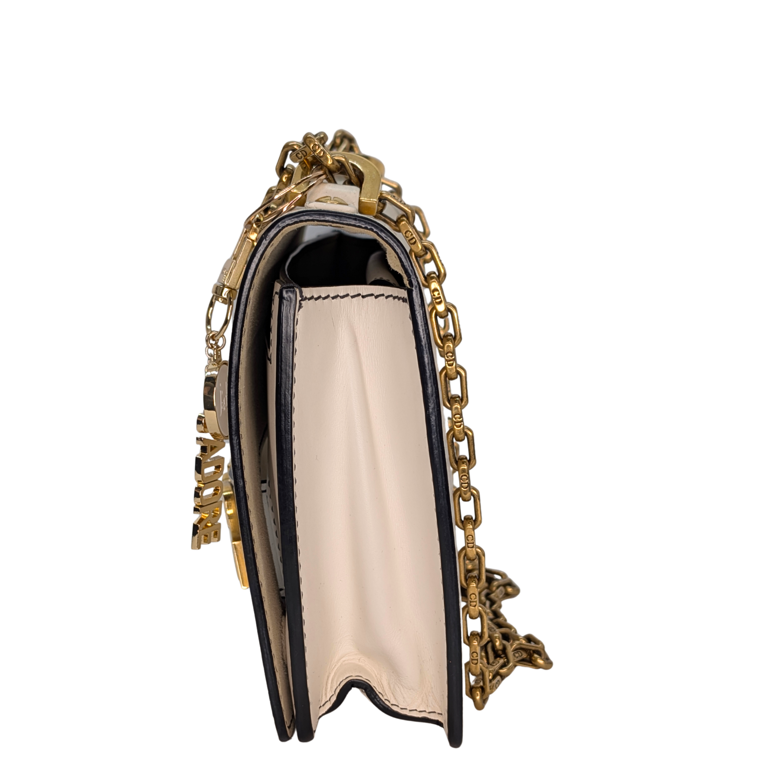 Dior JaDior 中号白色牛皮肩背包