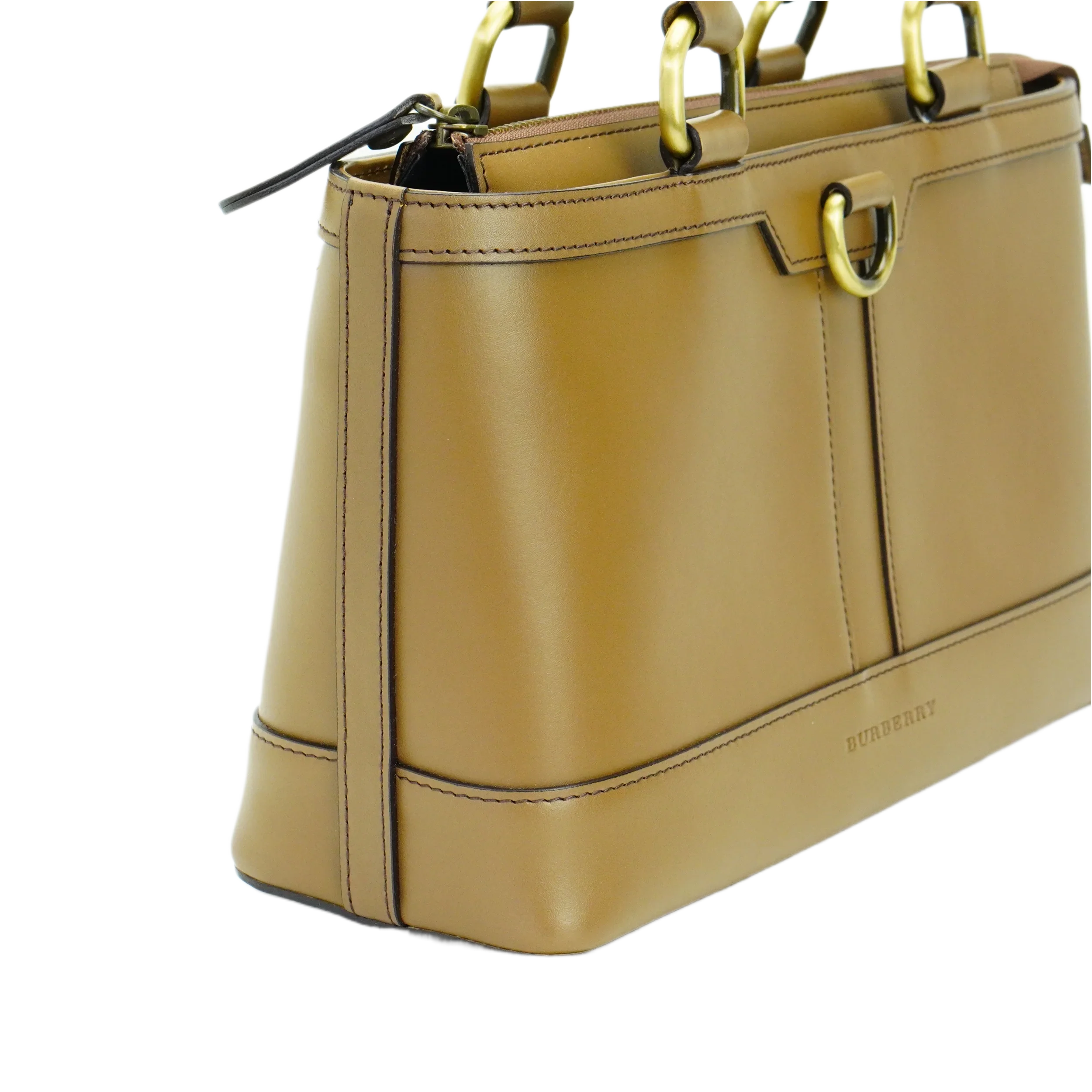 Burberry Handbag Leather Brown - Lost Designer