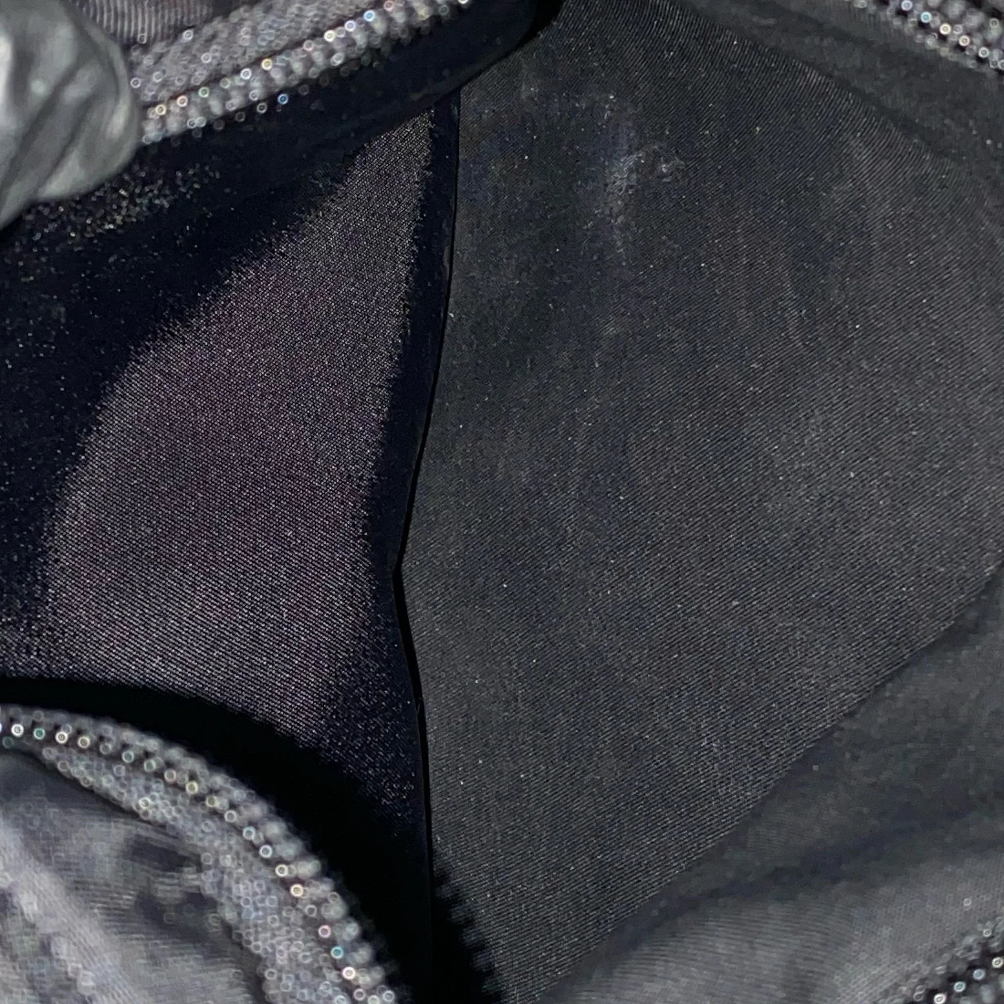 Prada Black Nylon Crossbody Messenger Black Bag - Lost Designer