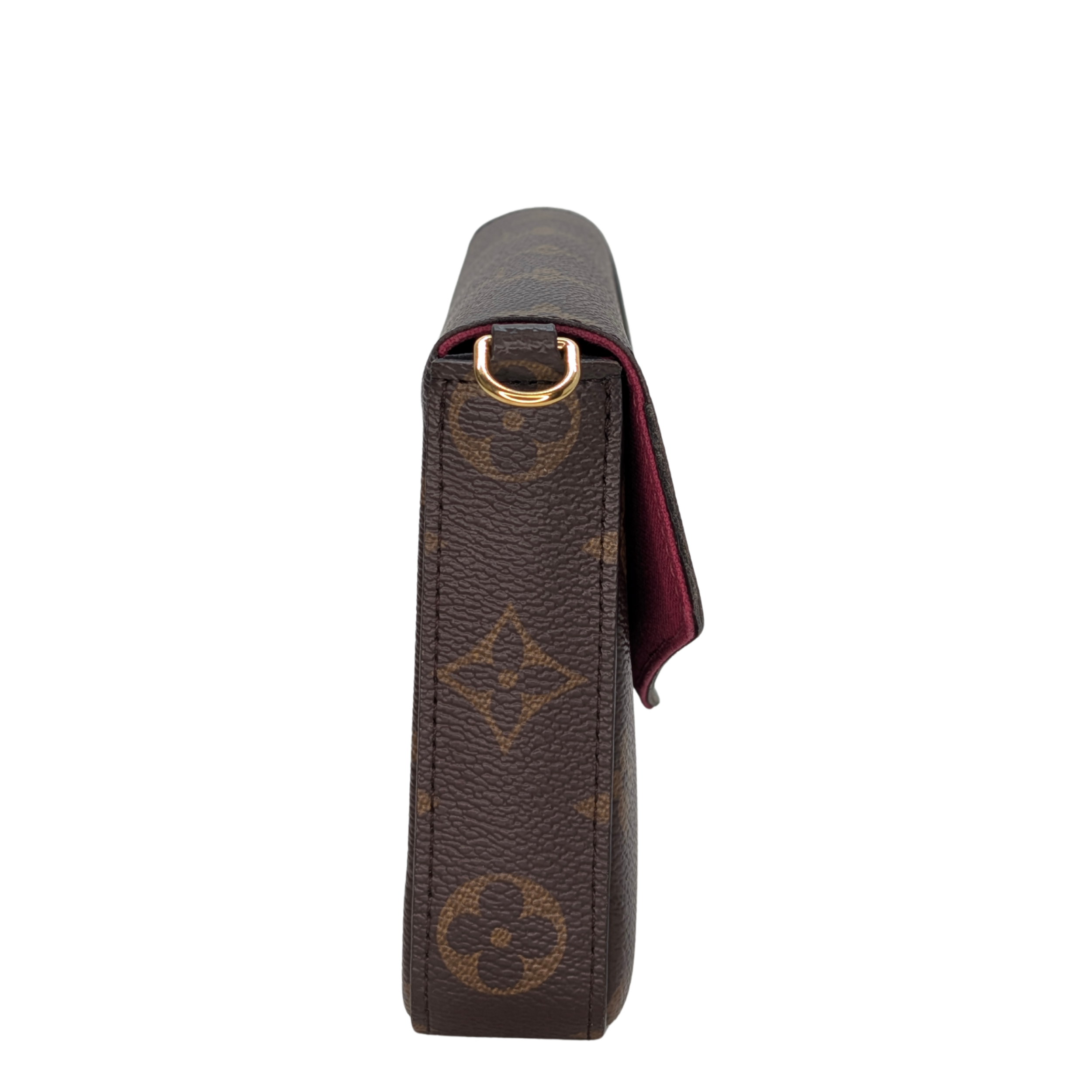 路易威登Pochette Felicie Monogram手拿包配复古肩带