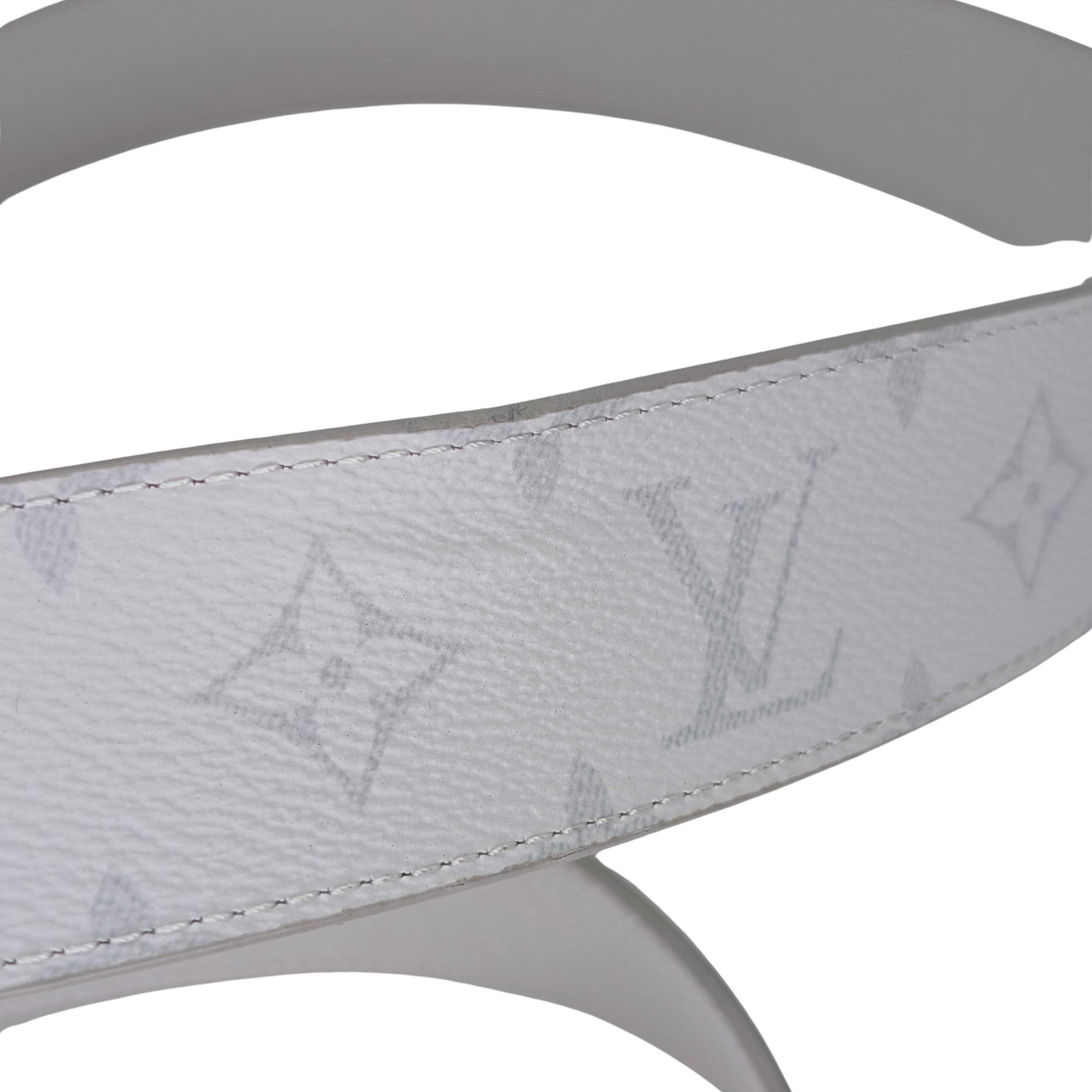 路易威登LV Initiales白色Monogram 40毫米双面腰带