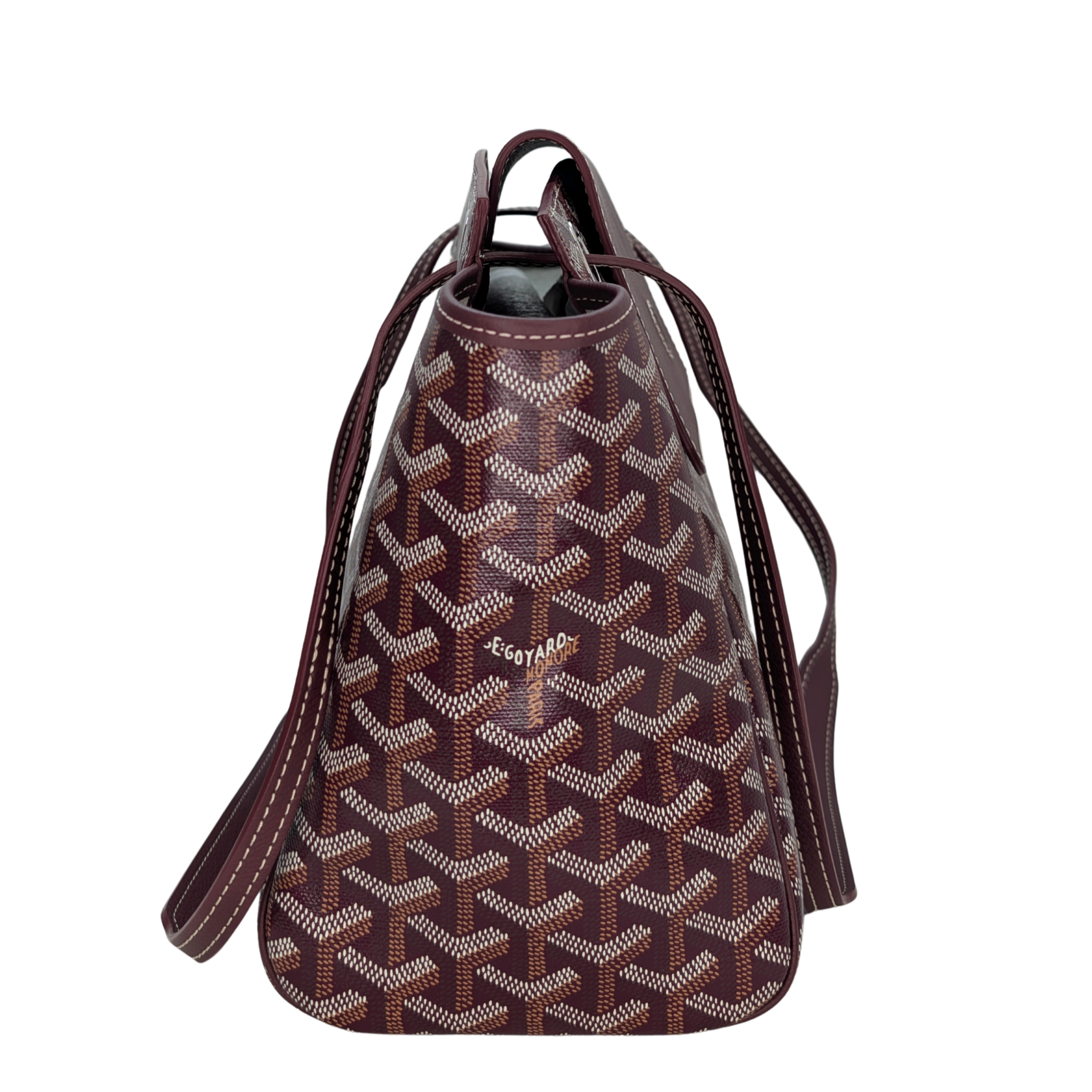 Goyard Goyardine Rouette PM 单肩包 酒红色