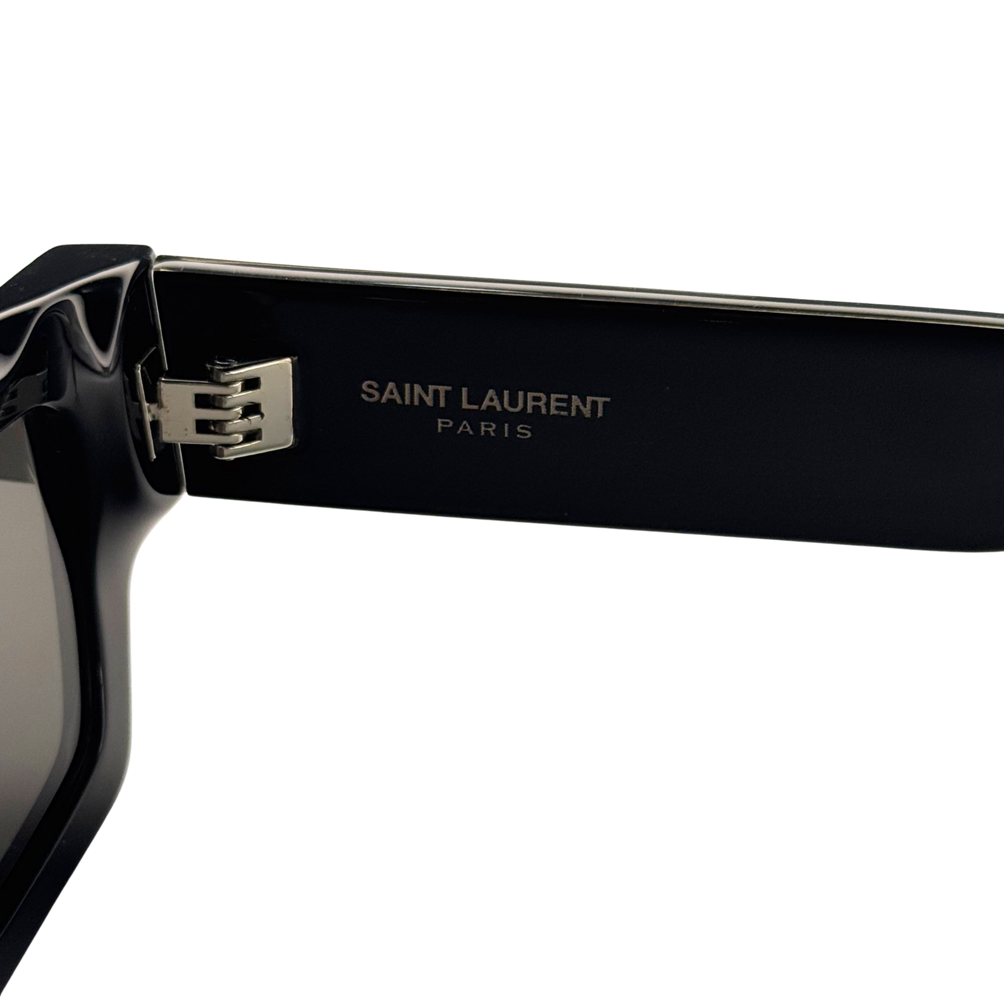 Saint Laurent SL 572 001 Sunglasses Black – 50-22-145