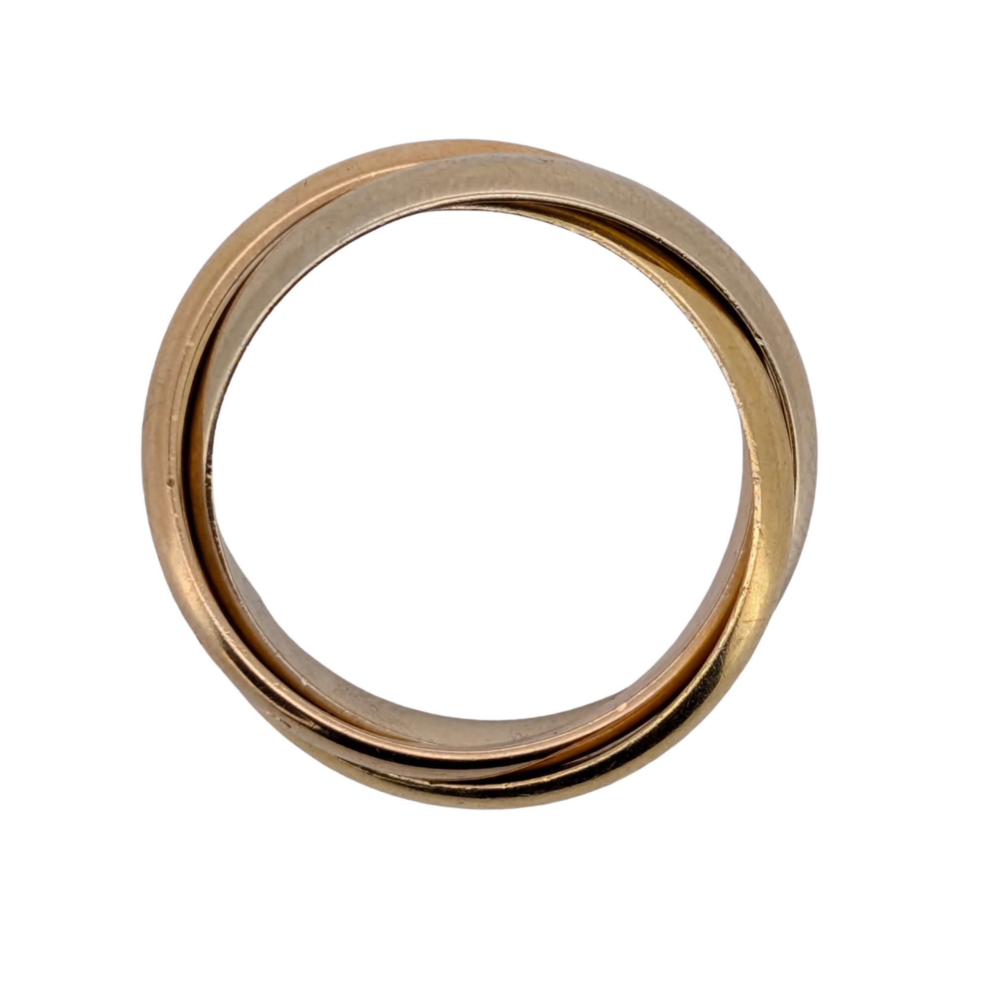 Cartier 18k Gold Trinity Ring Multi Colour