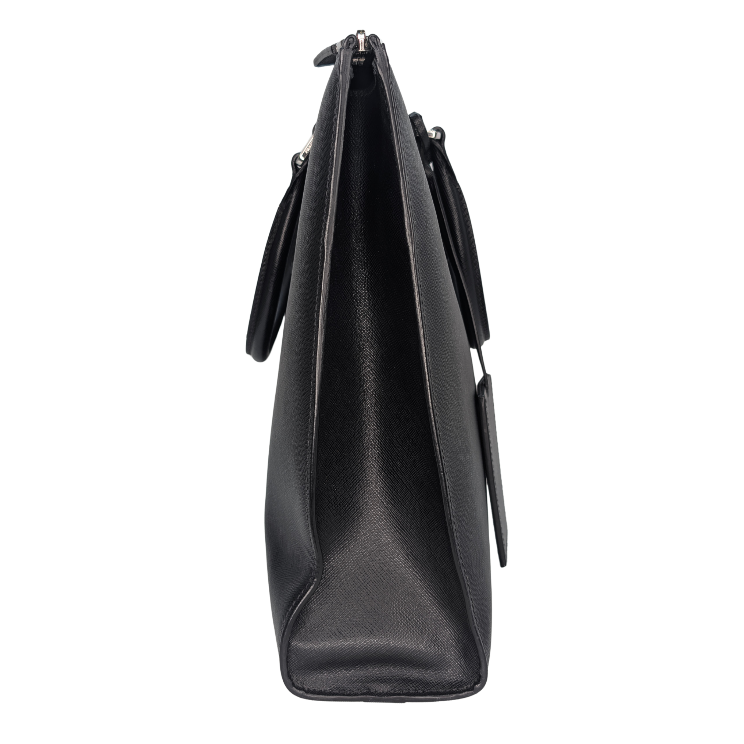 Prada 黑色 Saffiano 皮革公文包