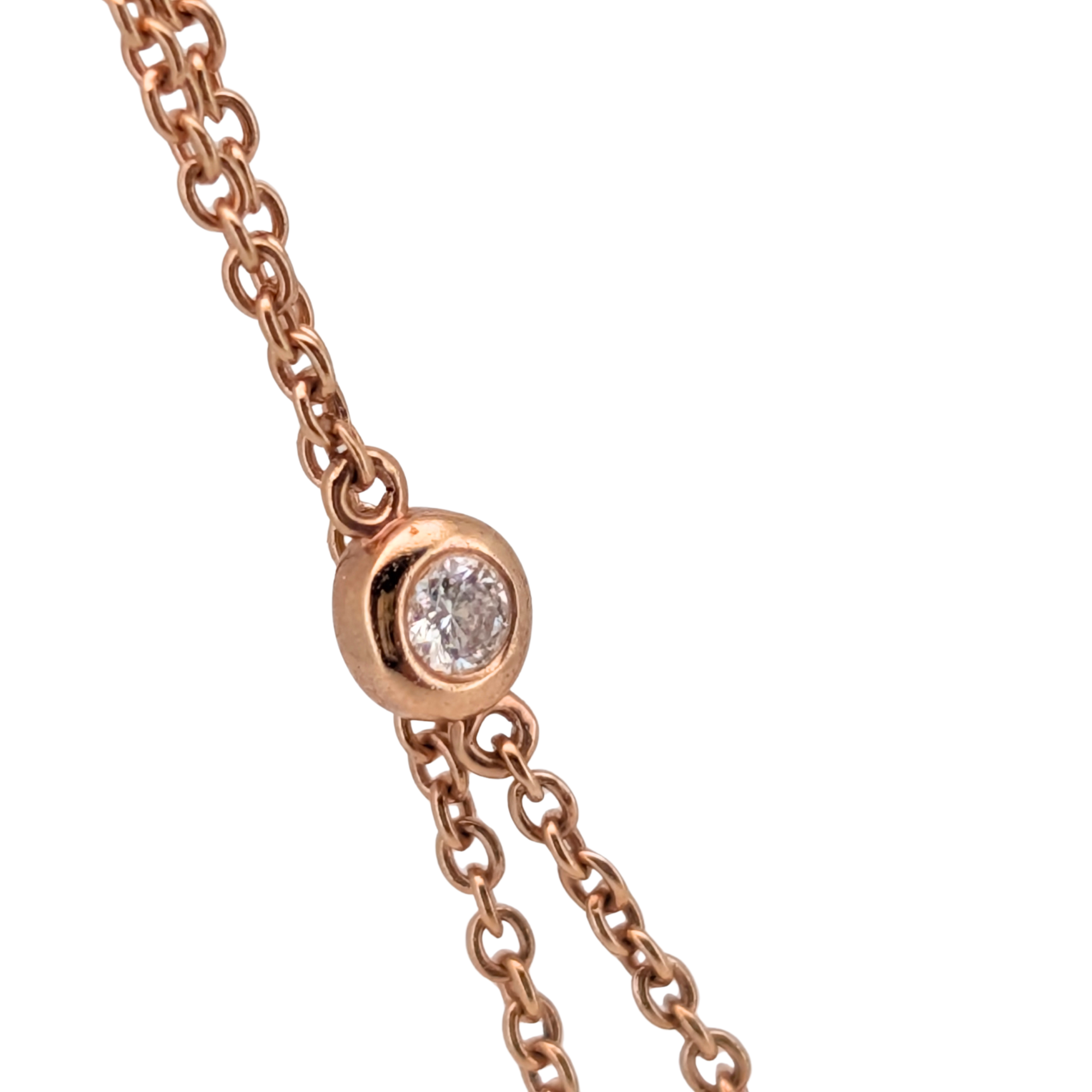 Qeelin Wulu Petite 钻石 18K 玫瑰金项链