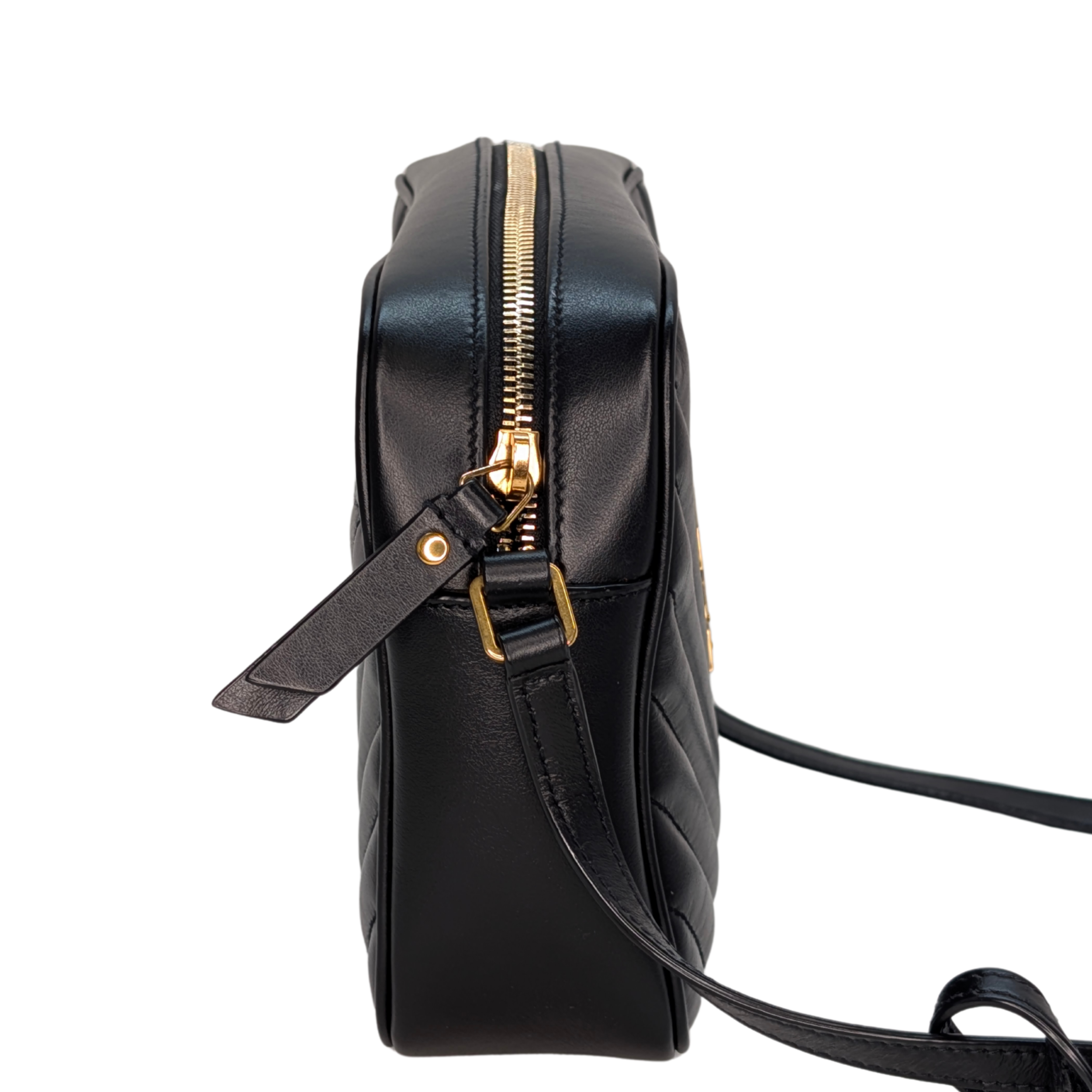 Saint Laurent Lou 相机包 黑色皮革