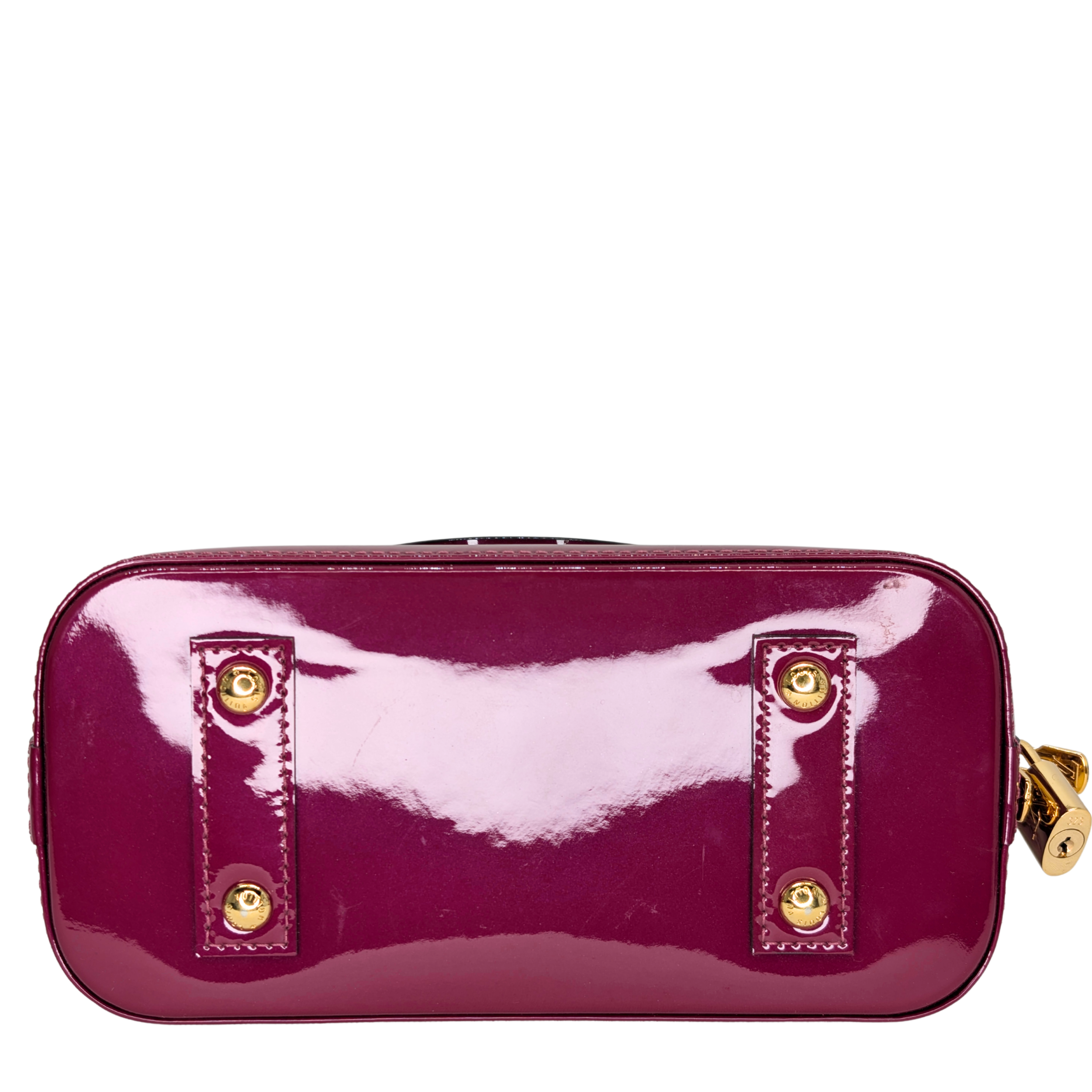 路易威登Alma BB Monogram Vernis紫色