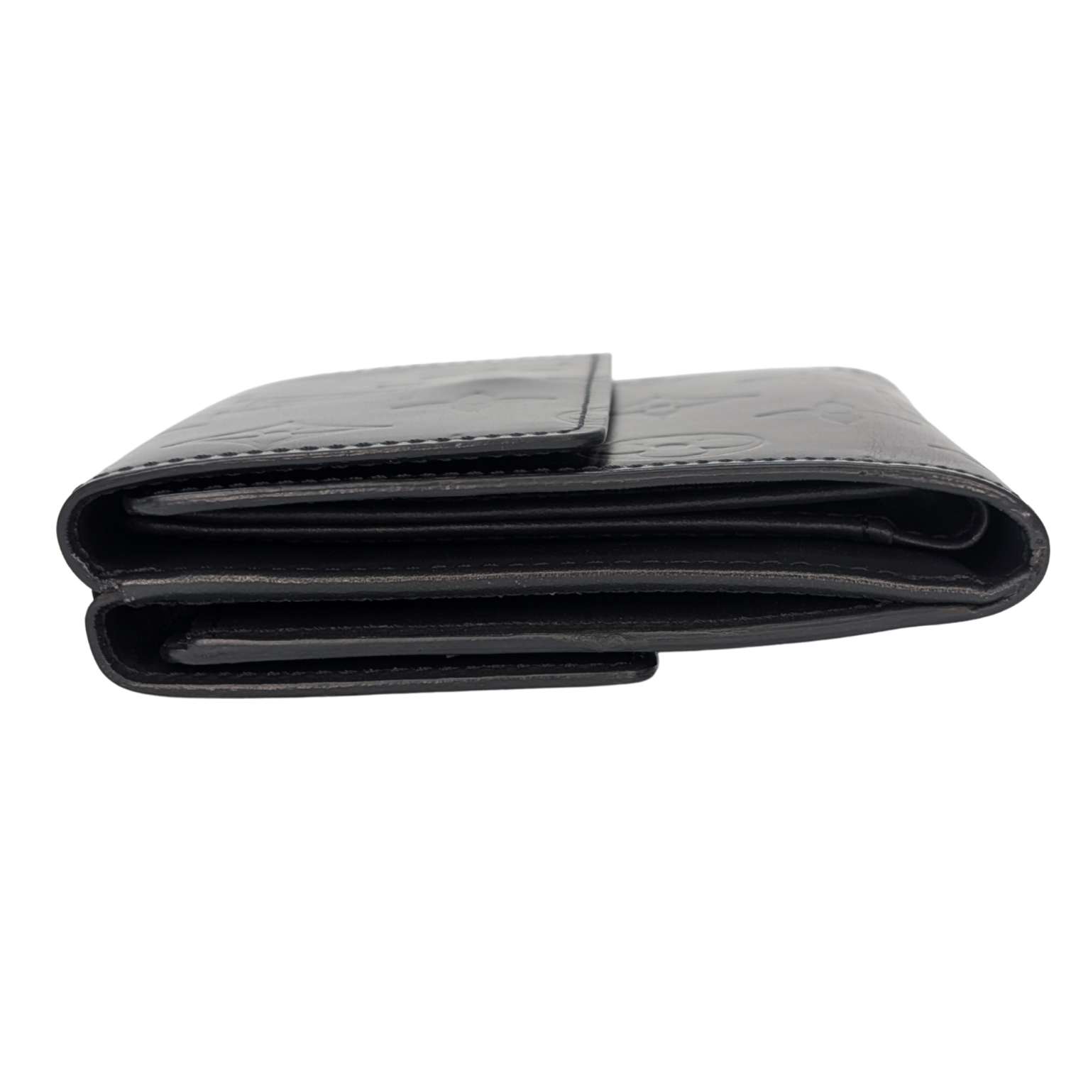 Louis Vuitton Vernis Charcoal Leather Wallet