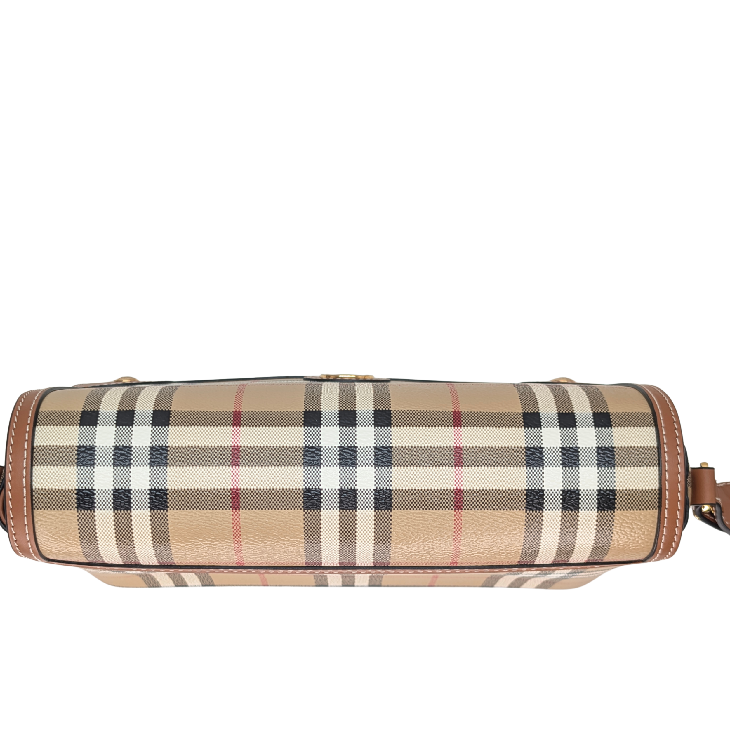 Burberry Note Check Crossbody Bag