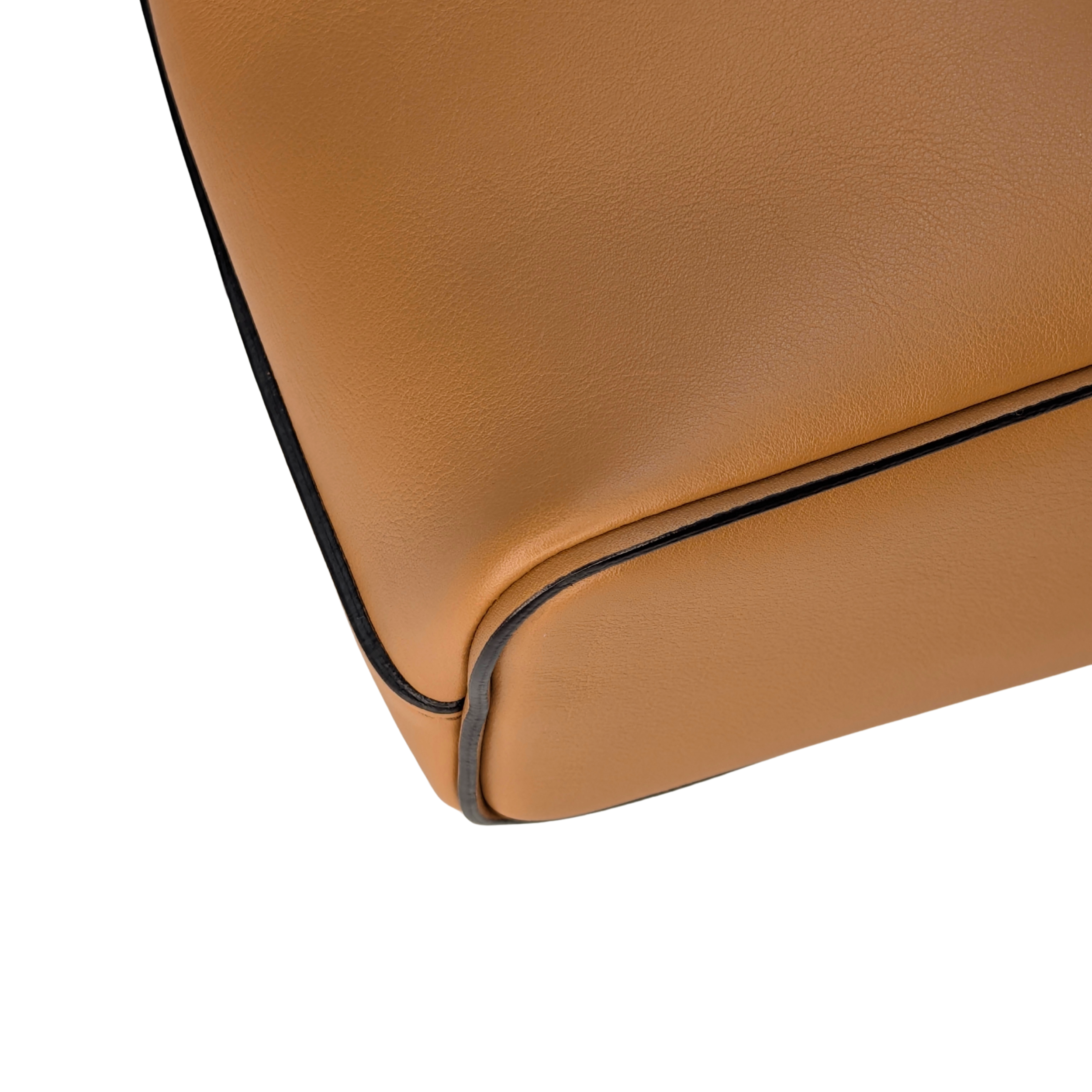 Celine Soft Cube Leather Bag Small Light Tan