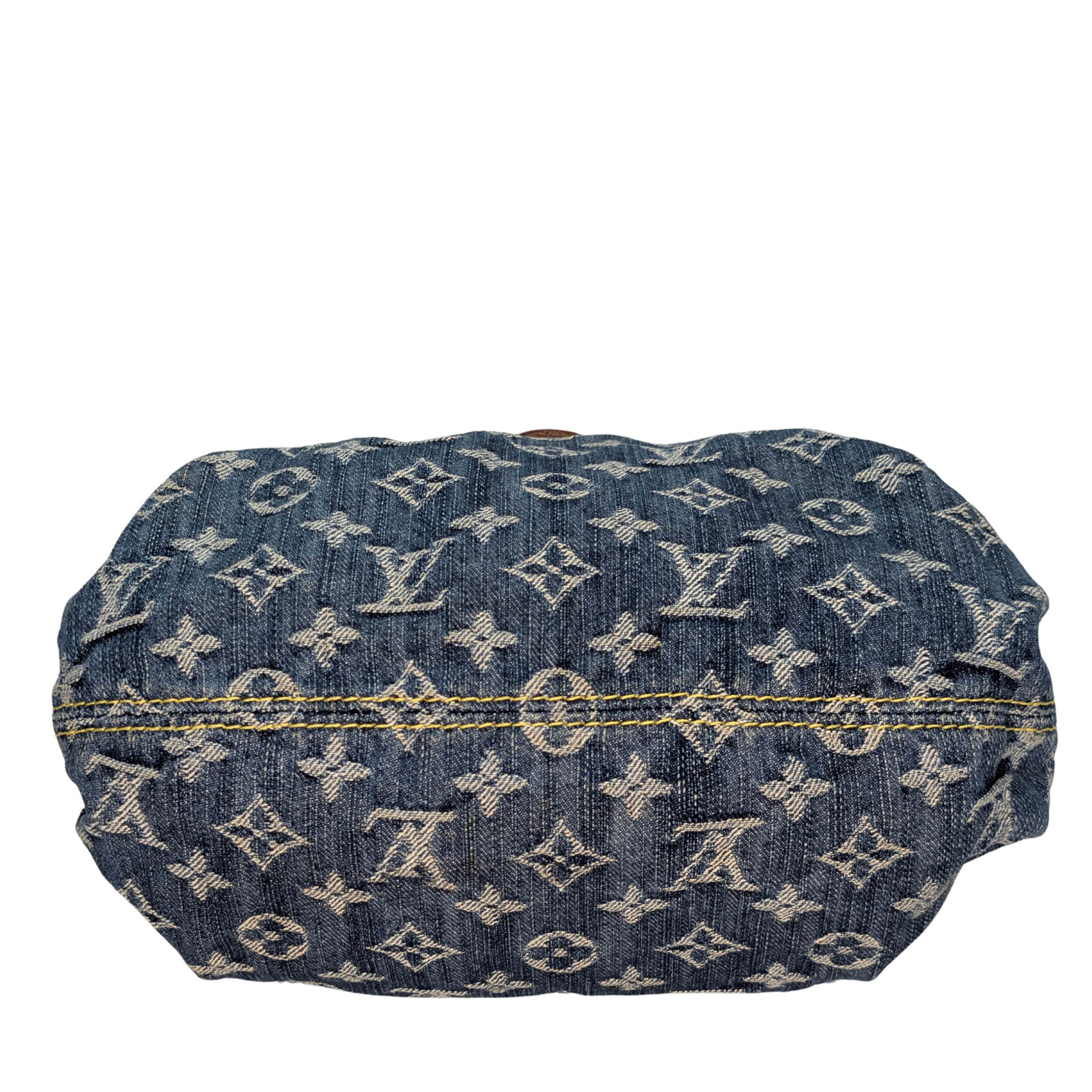 Louis Vuitton Pleaty Monogram Denim Handbag