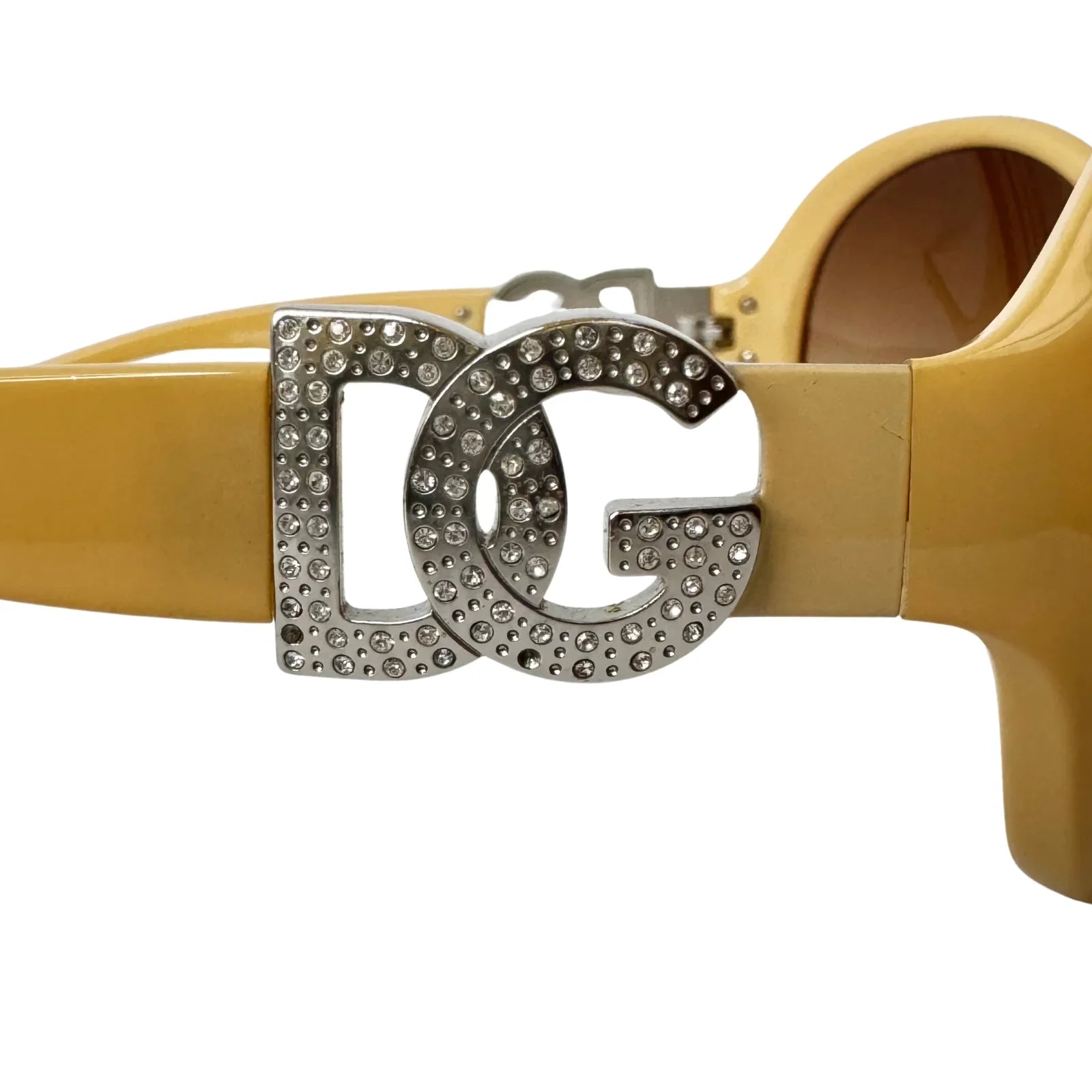 DOLCE & GABBANA 6030B Crystal Beige Gradient Sunglasses - Lost Designer