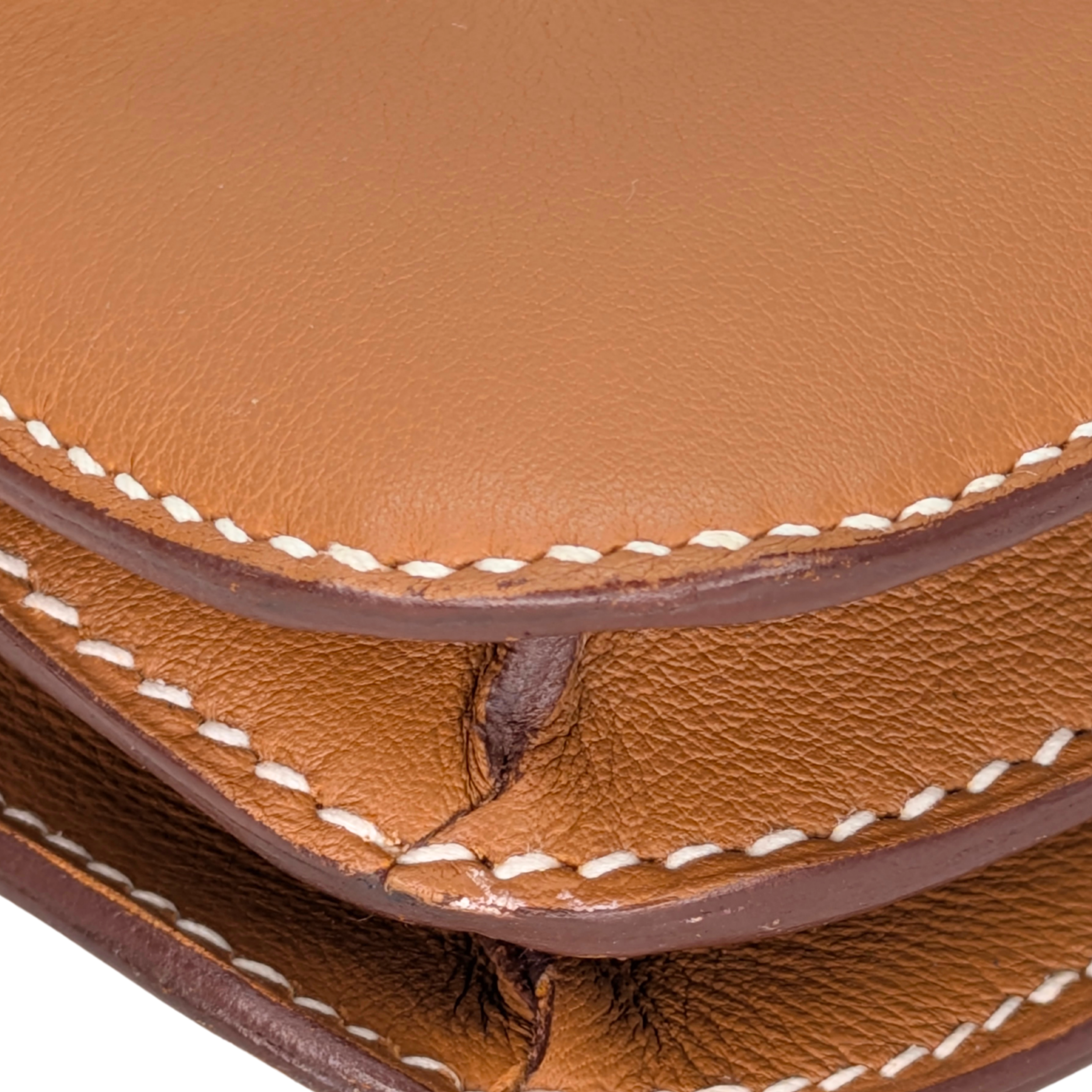 Hermès 爱马仕 Mini Constance 18 · 金棕色 Swift 皮 · 金扣 · C刻