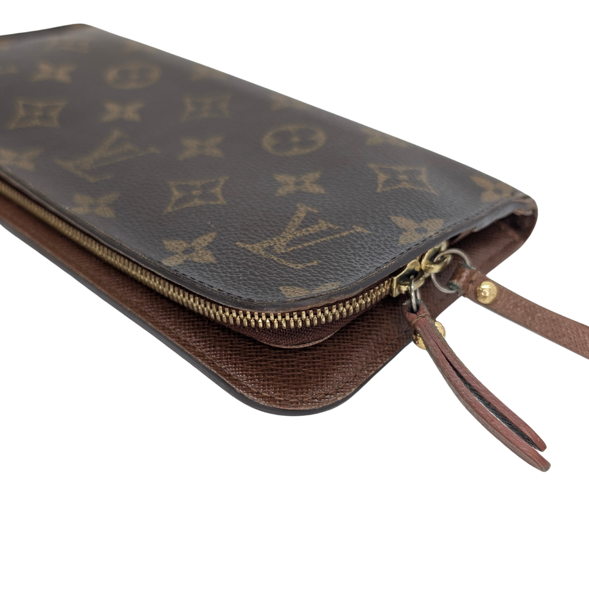 路易威登拉链钱夹 Monogram 棕色