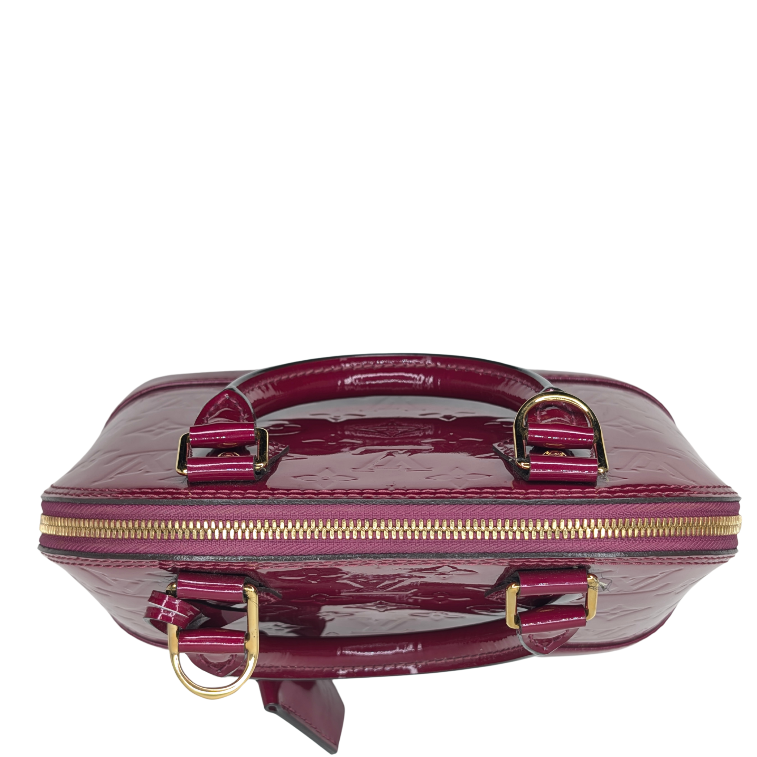 路易威登Alma BB Monogram Vernis紫色