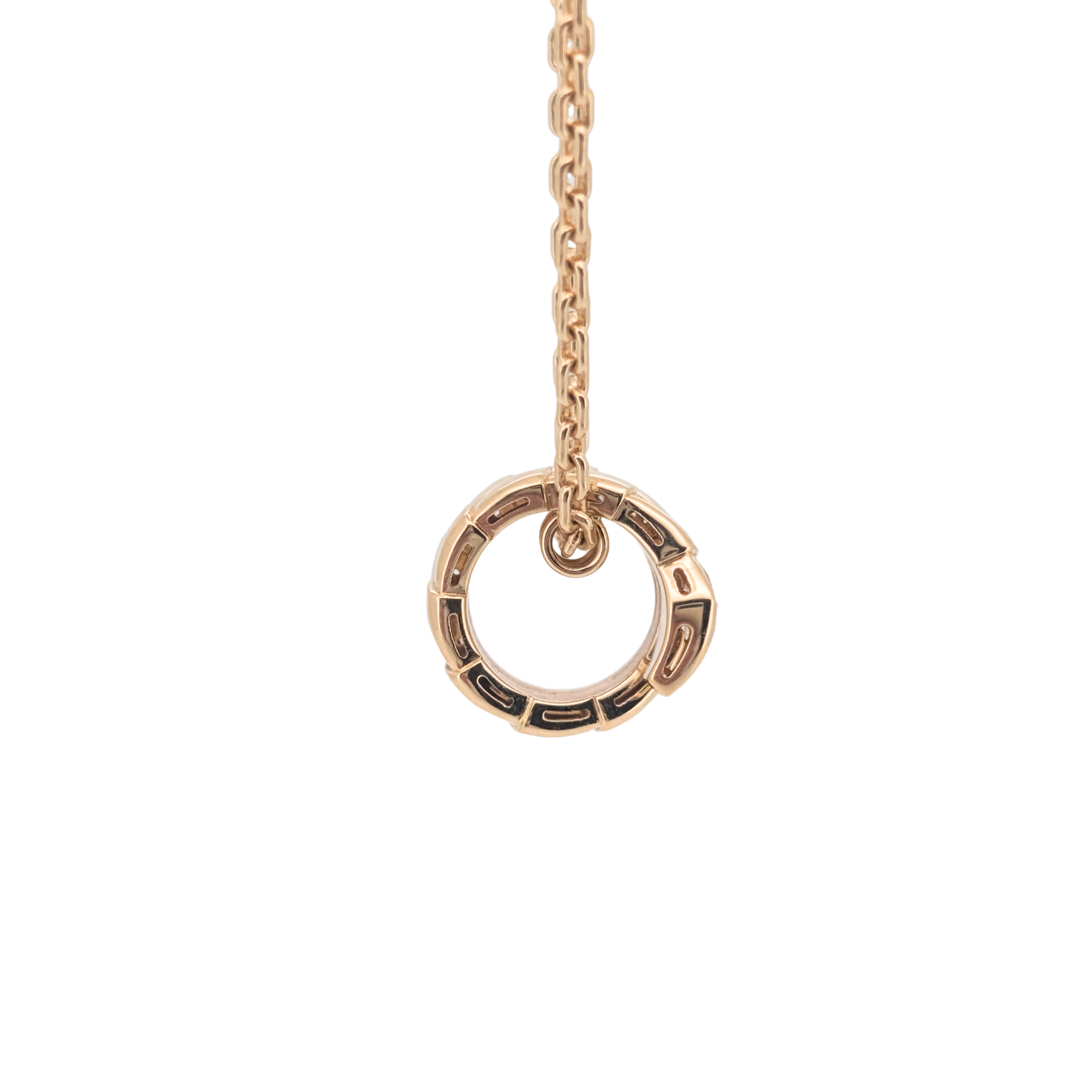 宝格丽 Serpenti Viper 项链 钻石 18K 黄金