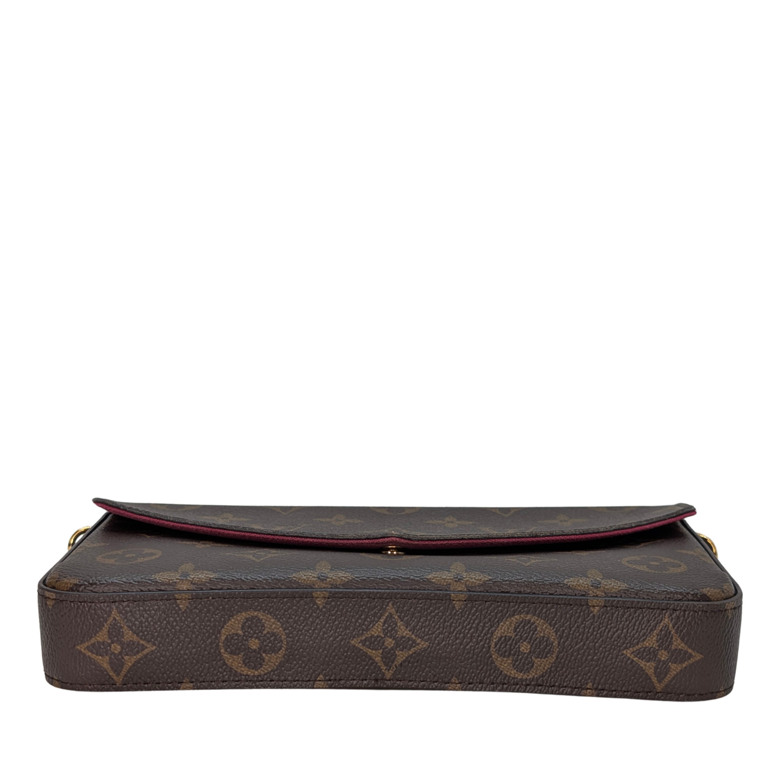 路易威登Pochette Felicie Monogram手拿包配复古肩带