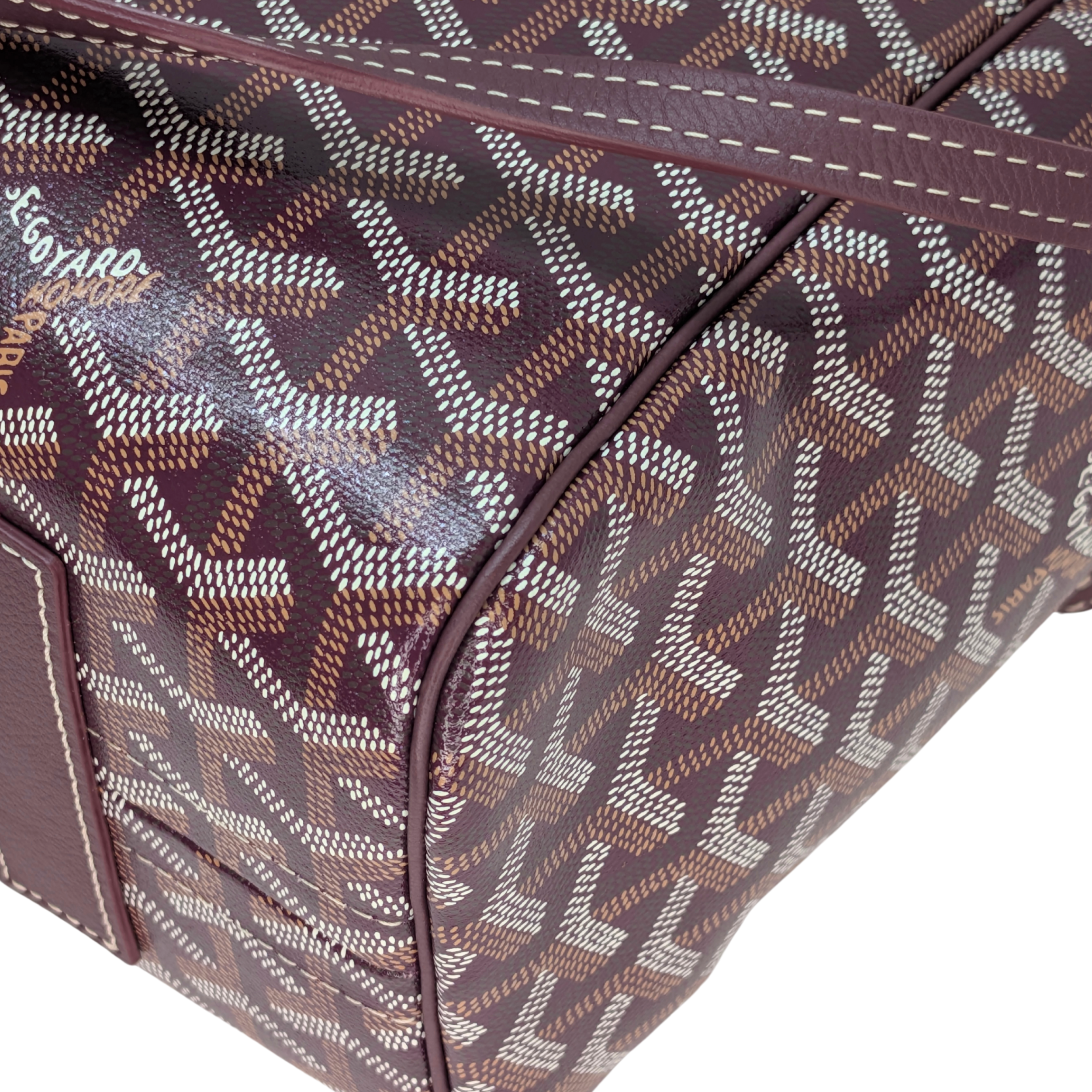 Goyard Goyardine Rouette PM 单肩包 酒红色