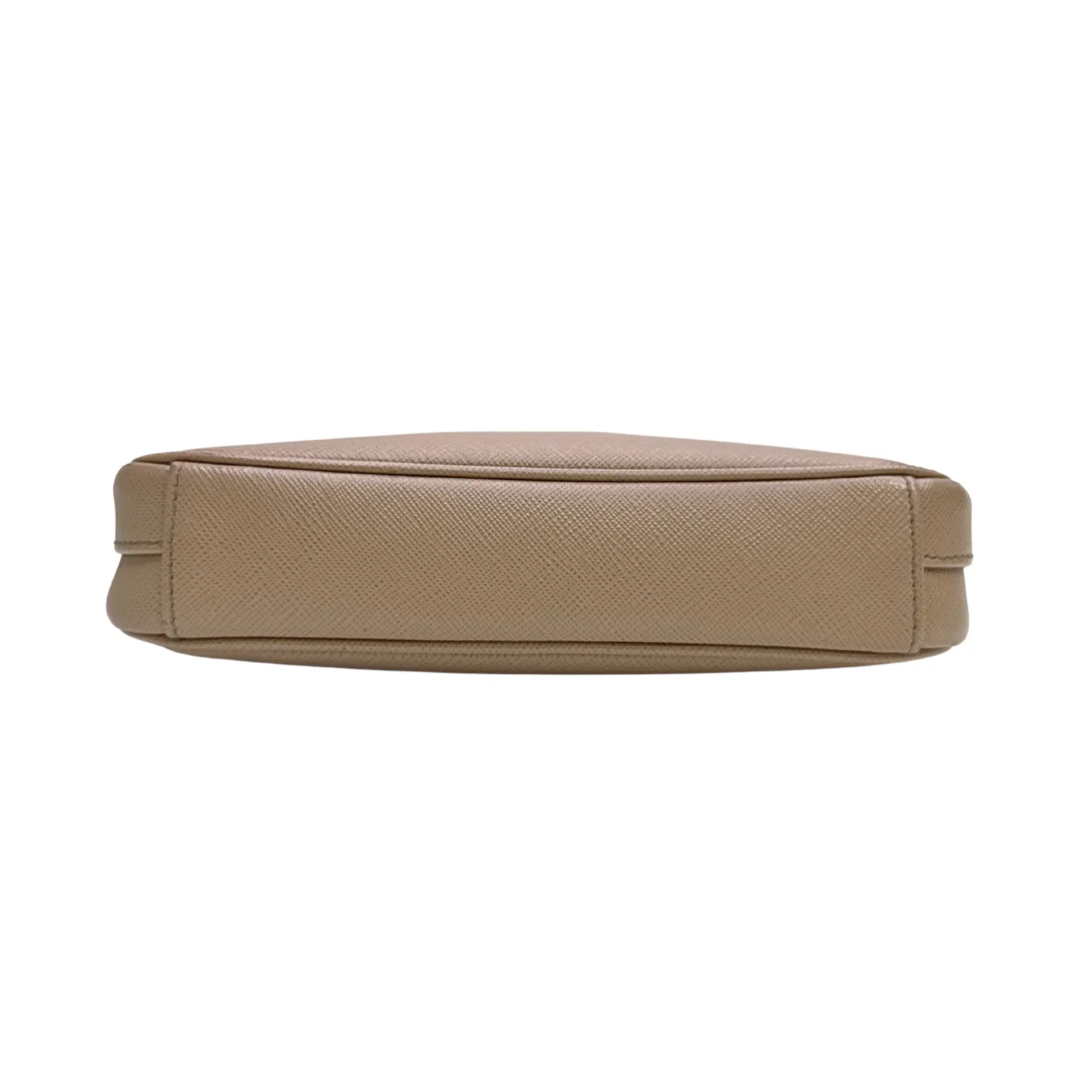 Prada Re-edition Crossbody Bag Leather Beige - Lost Designer