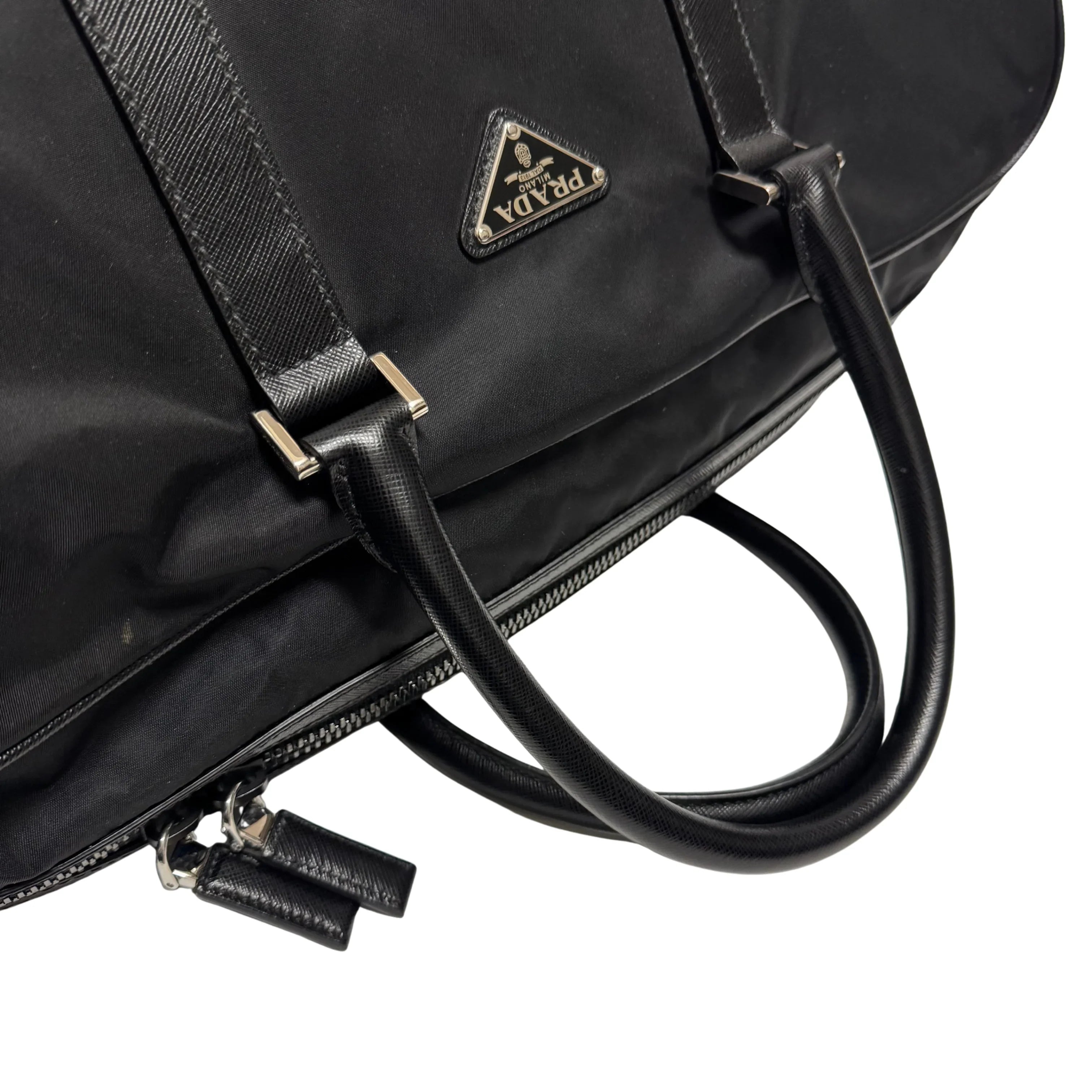Prada Nylon Viaggio Duffle Bag Black - Lost Designer