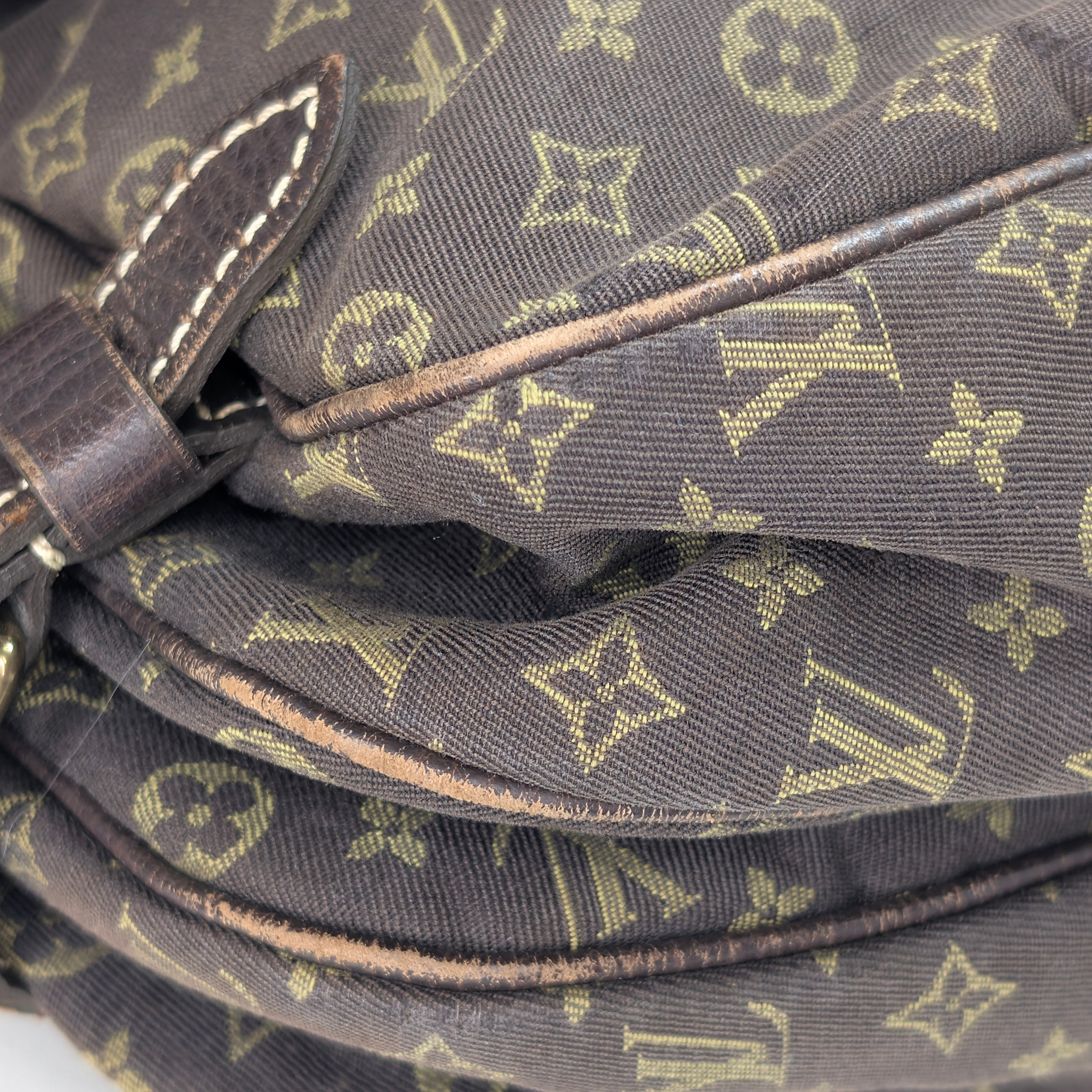 Louis Vuitton Saumur 30 Mini Lin Monogram Crossbody Bag