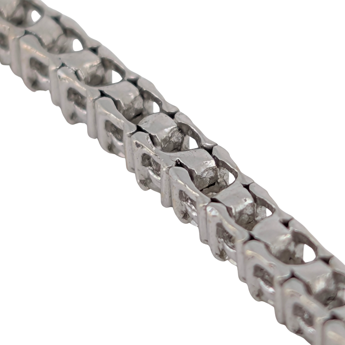 2.00Ct Natural Diamond Tennis Bracelet In 18K White Gold