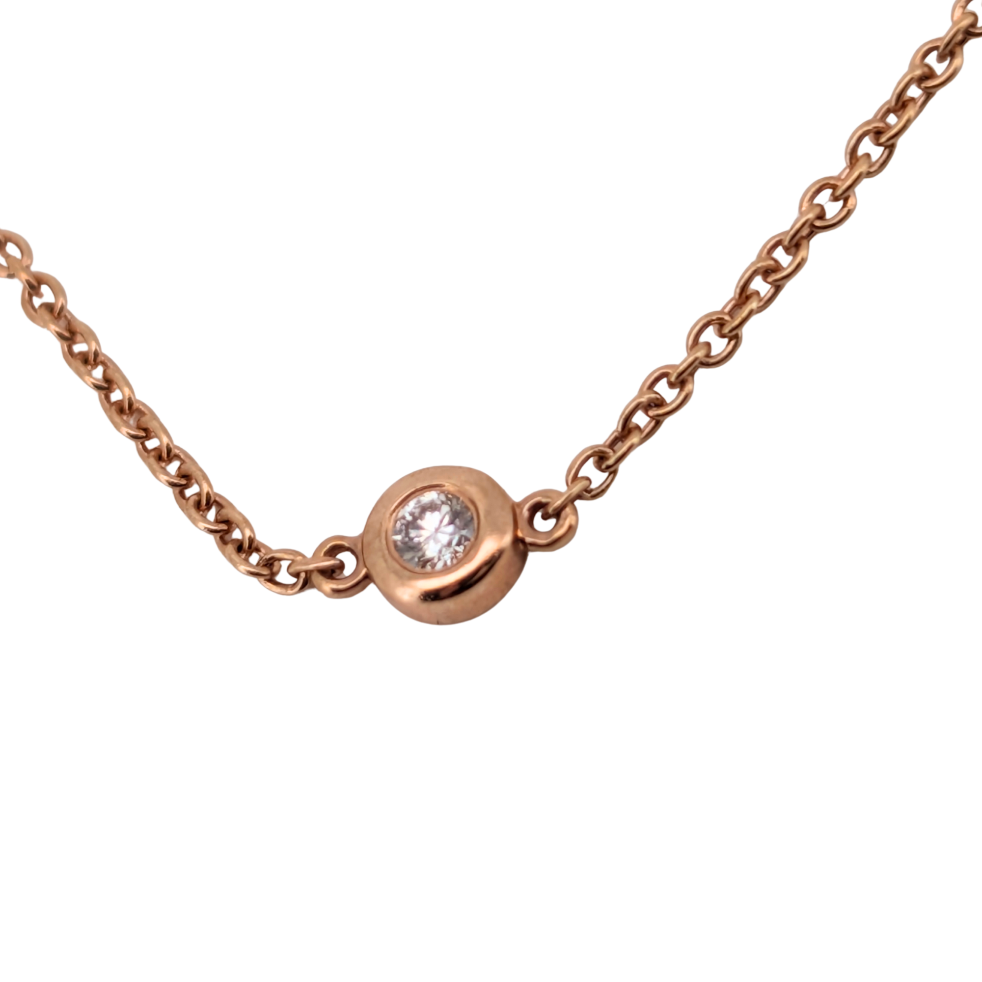 Qeelin Wulu Petite 钻石 18K 玫瑰金项链
