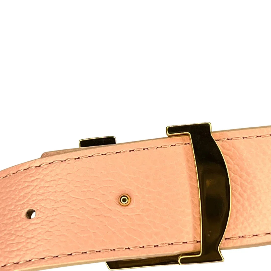 Louis Vuitton Damier Azur LV Initiales 30mm Reversible Belt - Lost Designer