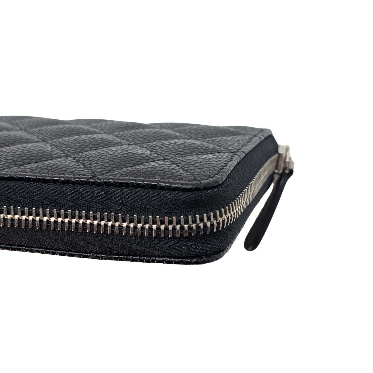 Chanel Cavier Leather Long Wallet Black