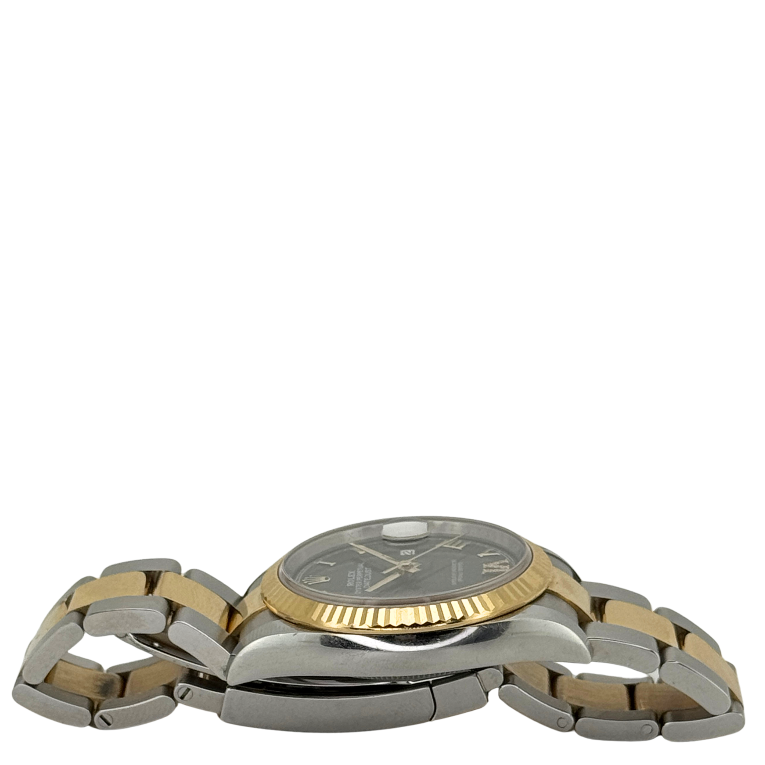 Rolex Steel & Yellow Gold Datejust 36mm 126233 Green Roman Diamond Dial