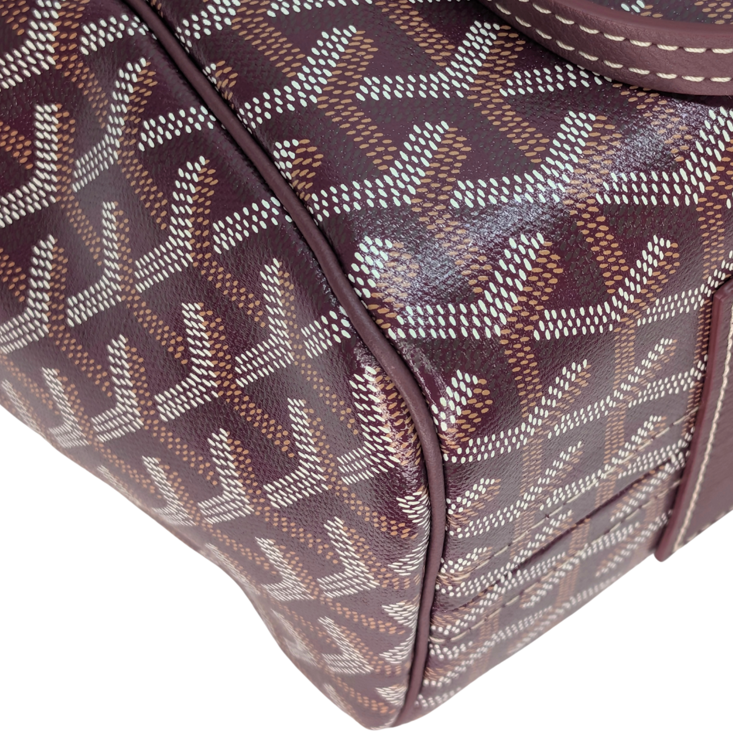 Goyard Goyardine Rouette PM 单肩包 酒红色