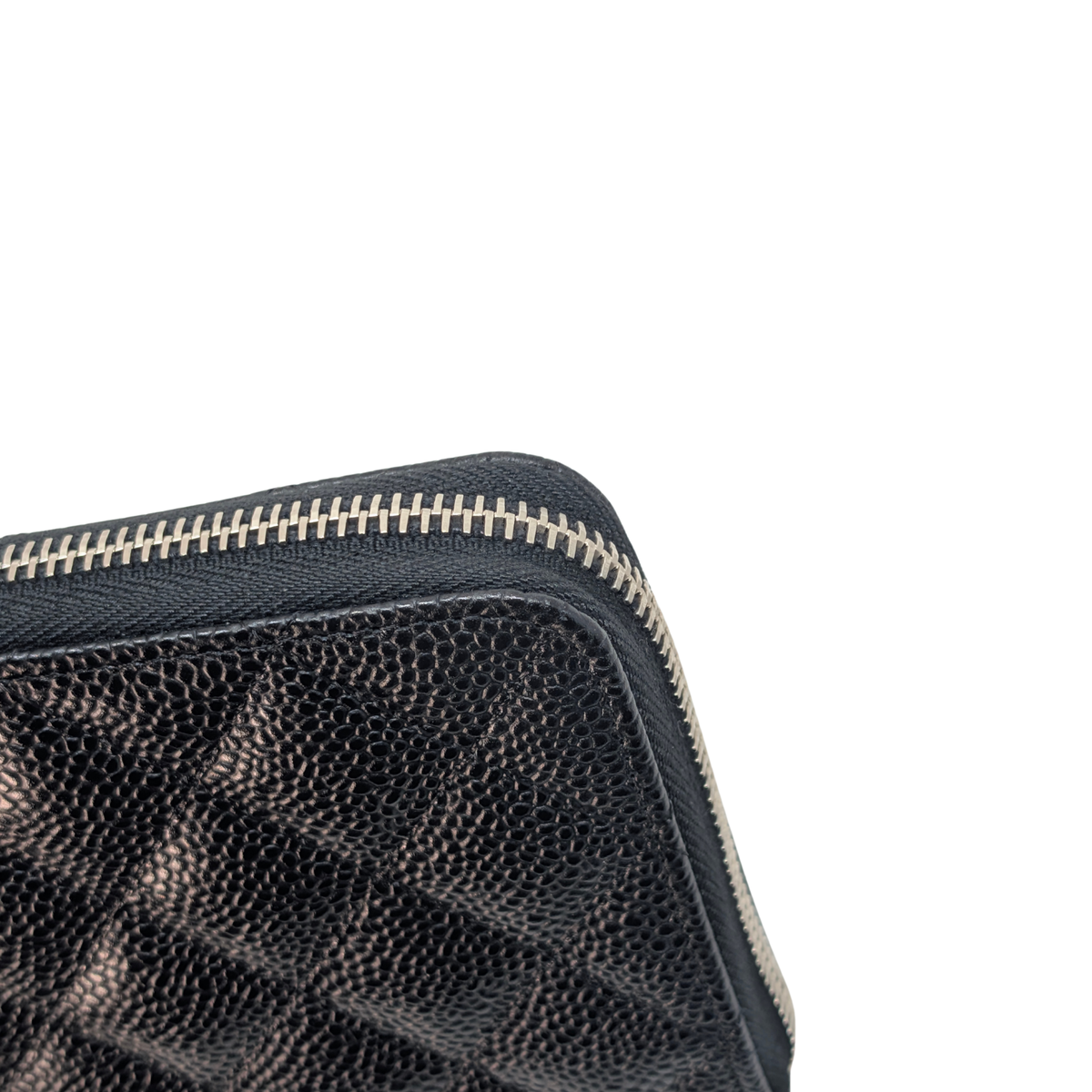 Chanel Cavier Leather Long Wallet Black