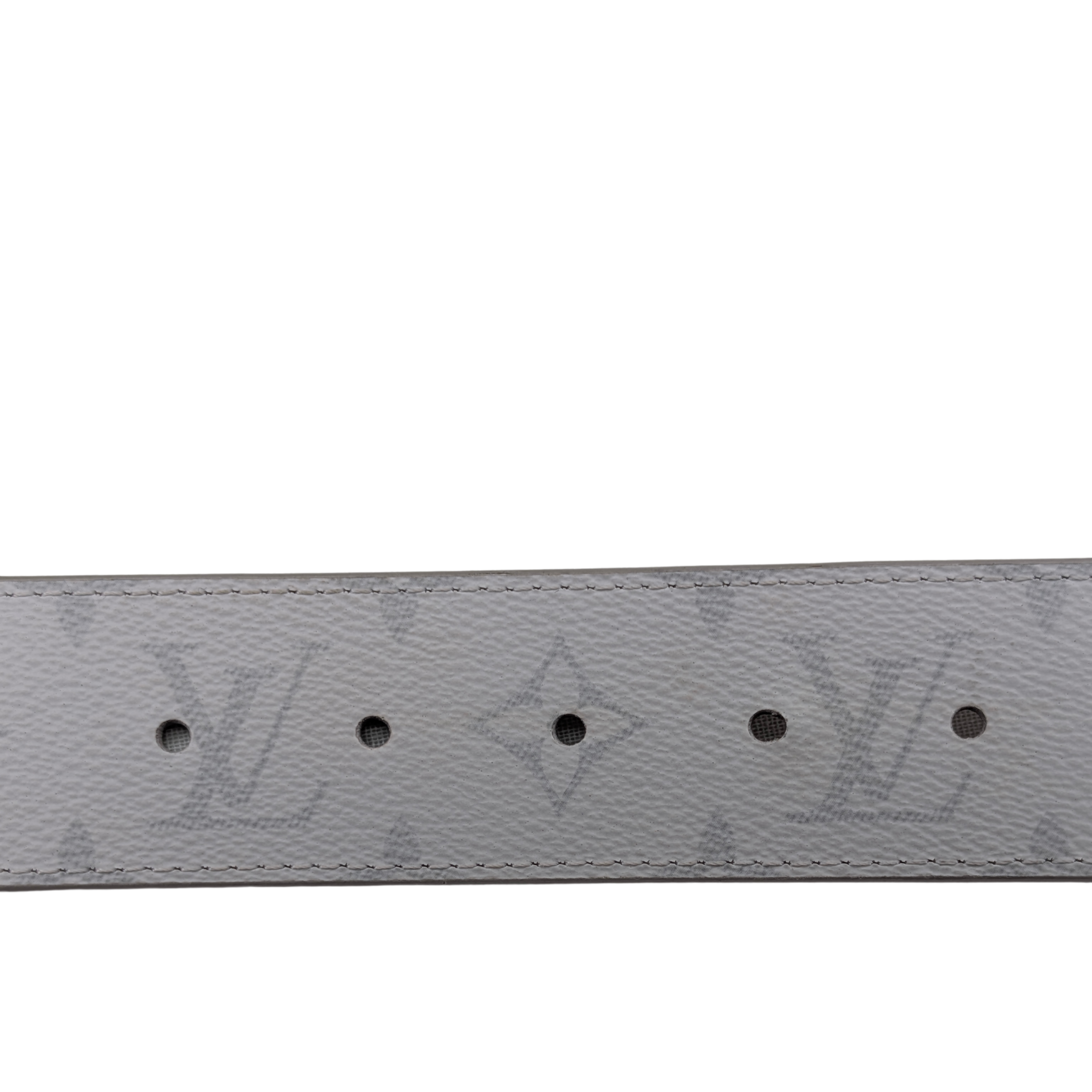 路易威登LV Initiales白色Monogram 40毫米双面腰带