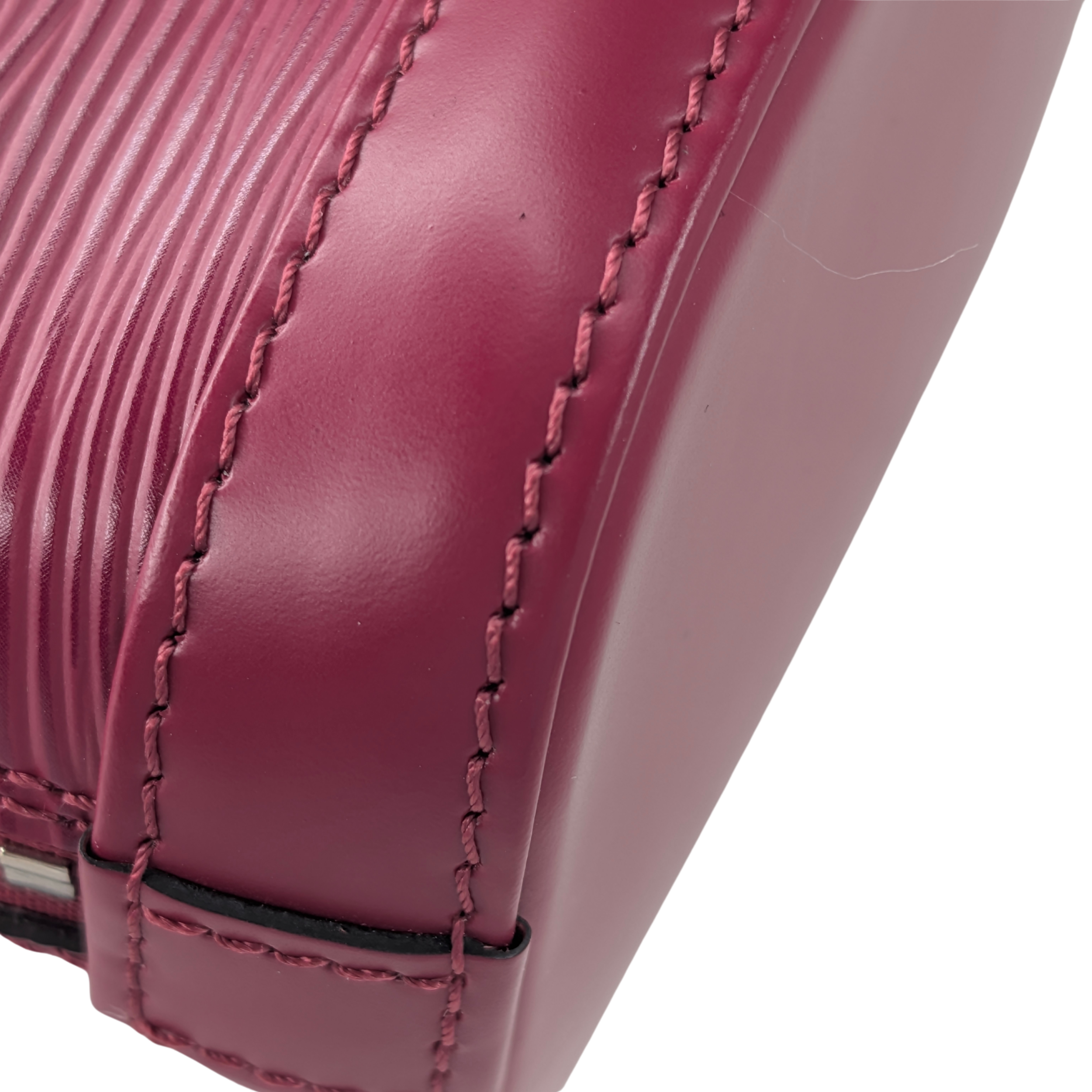 Louis Vuitton Alma Nano Epi Raspberry Red Bag