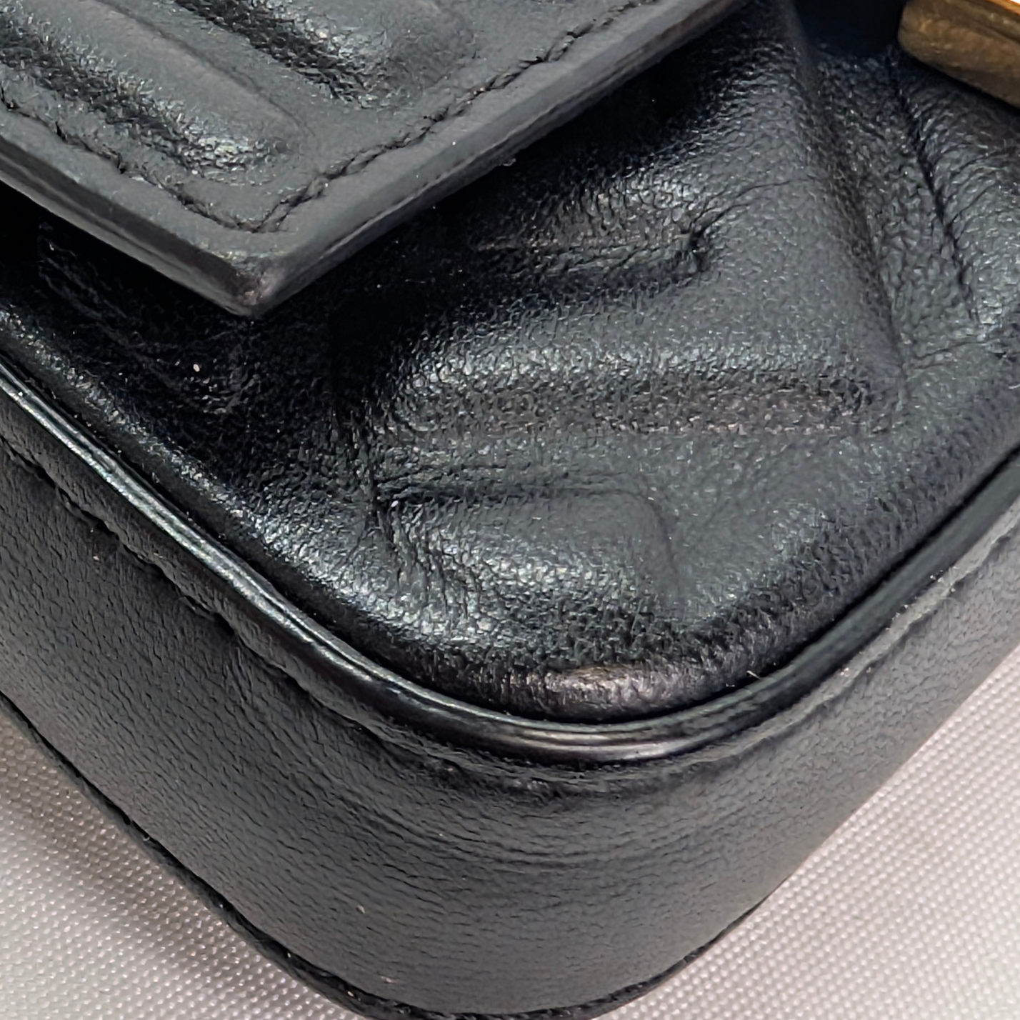 Fendi Nano Baguette 包饰 黑色