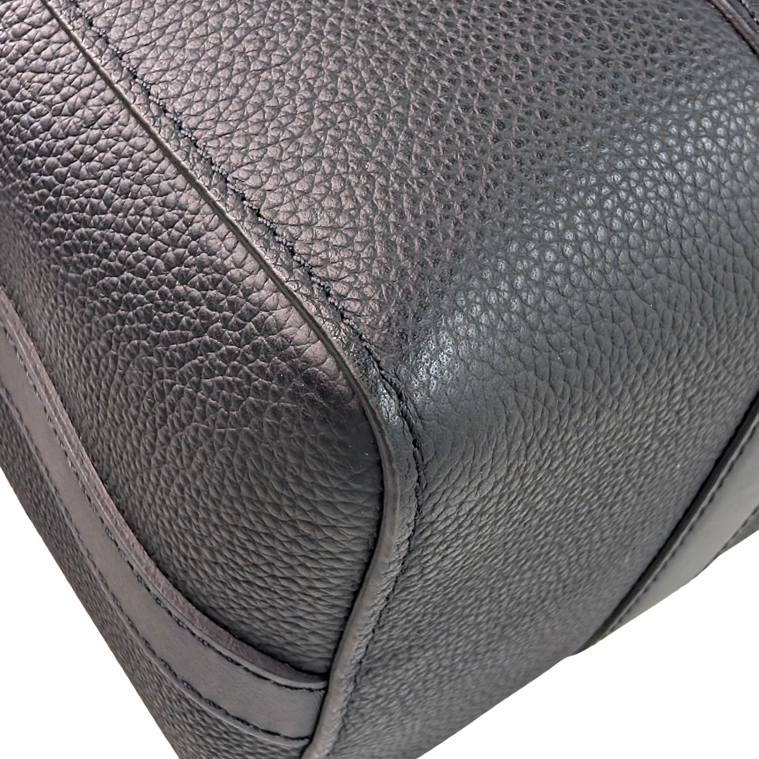路易威登 Aerogram City Keepall 粒面皮革 黑色
