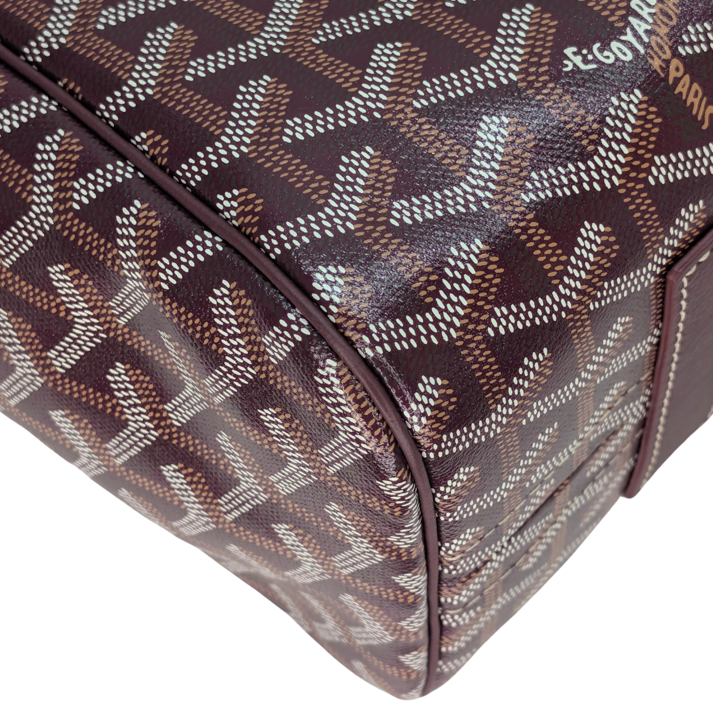 Goyard Goyardine Rouette PM 单肩包 酒红色