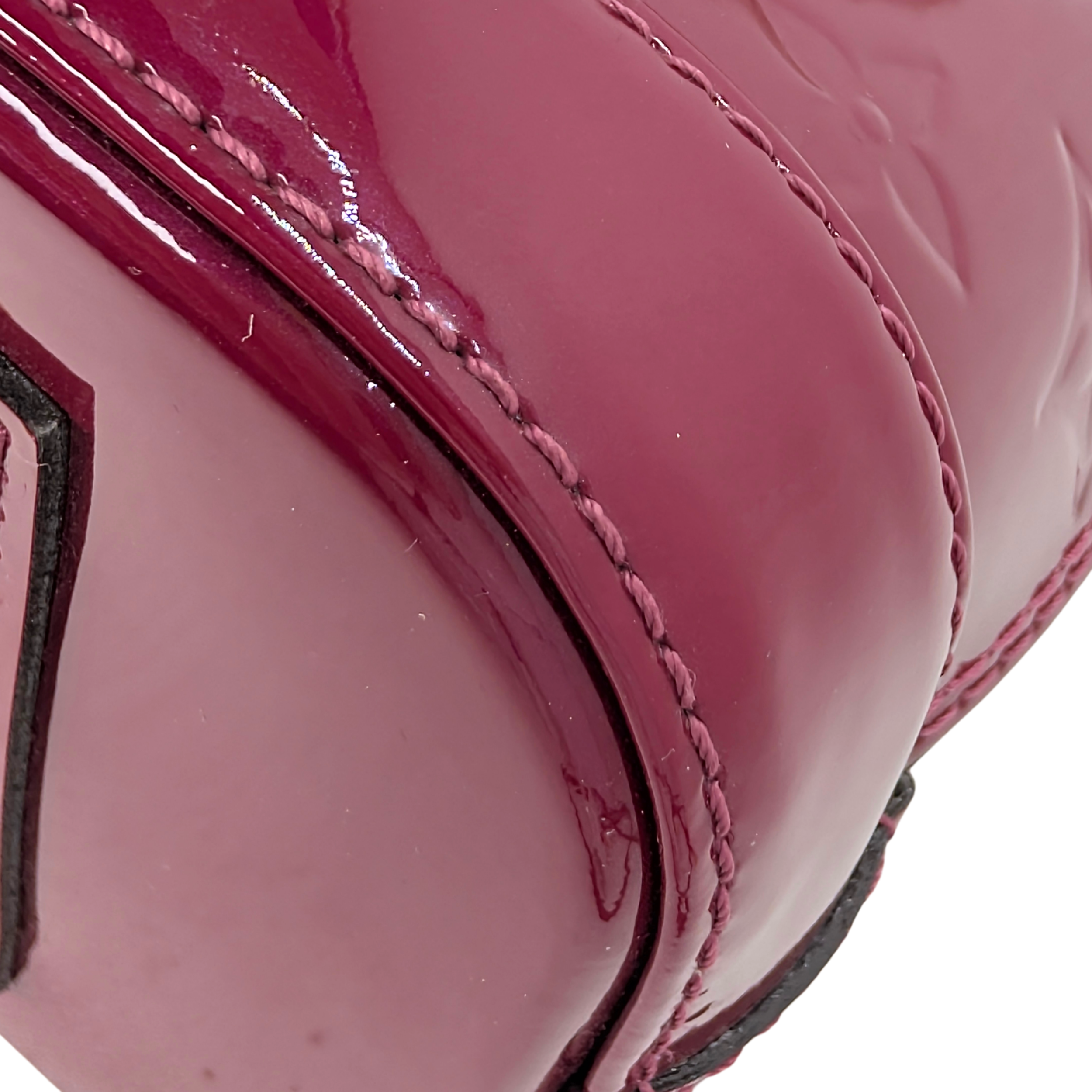 路易威登Alma BB Monogram Vernis紫色