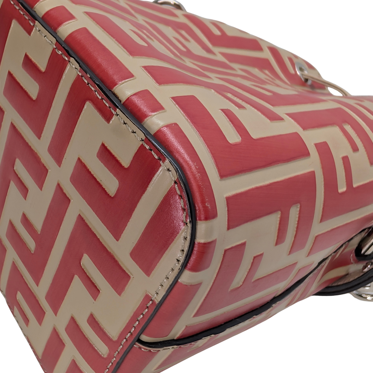 Fendi Mon Tresor Bucket Bag Red