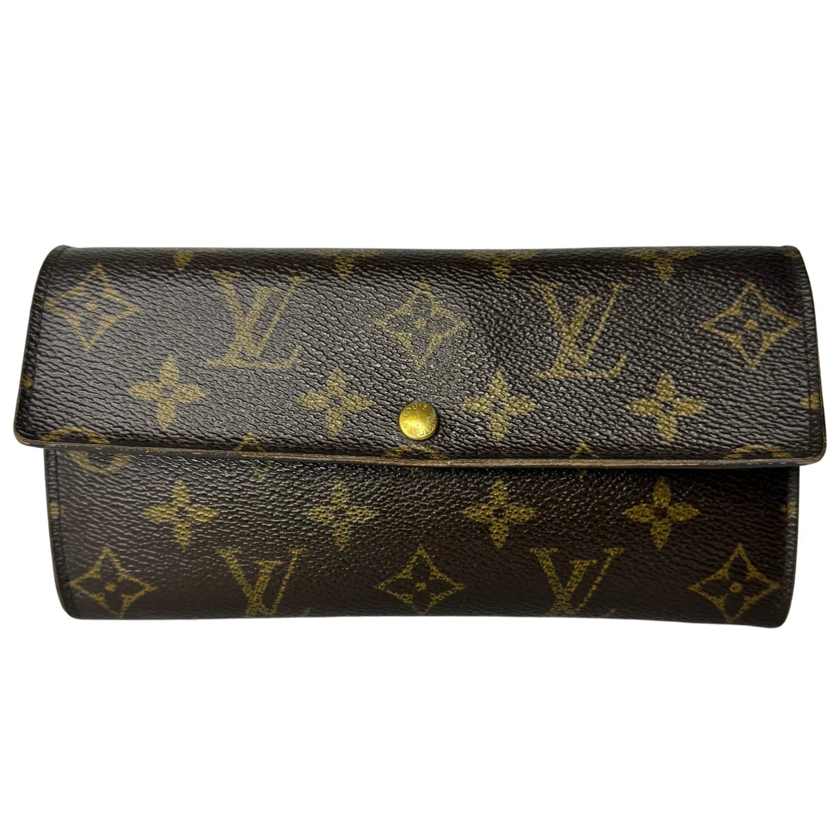 Louis Vuitton Monogram Canvas Sarah Long Wallet - Lost Designer