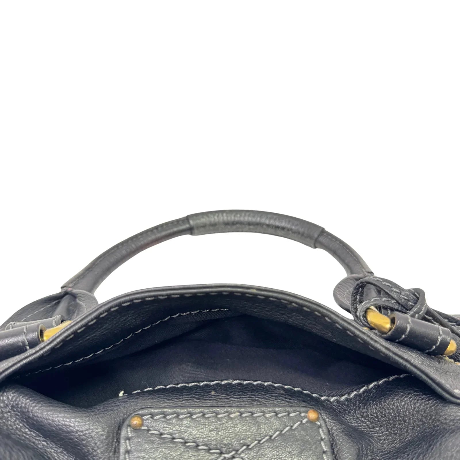 Chloe Paddington Leather Bag Black - Lost Designer