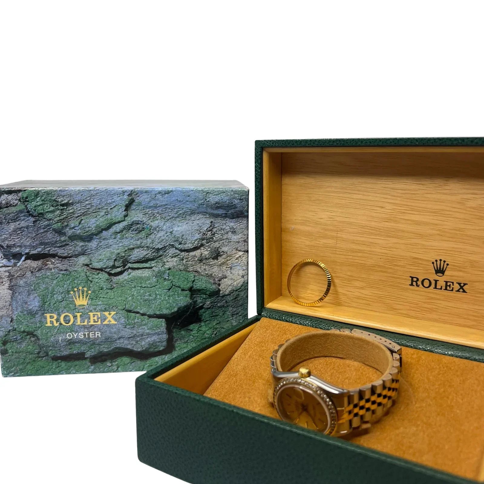 Rolex Datejust 31mm 68273 Two-Tone Diamond Bezel Champagne Dial 1988 Women's Watch - Lost Designer