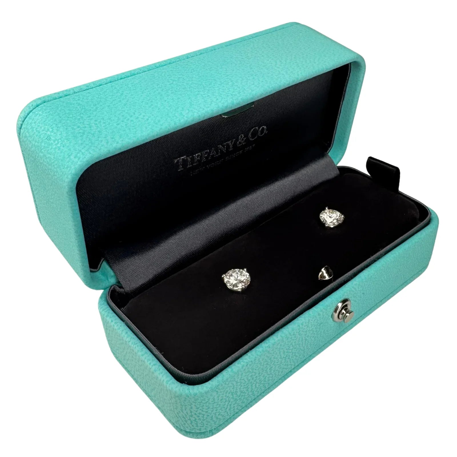 Tiffany & Co. 2.07ct Diamond Stud Earrings in Platinum - Lost Designer