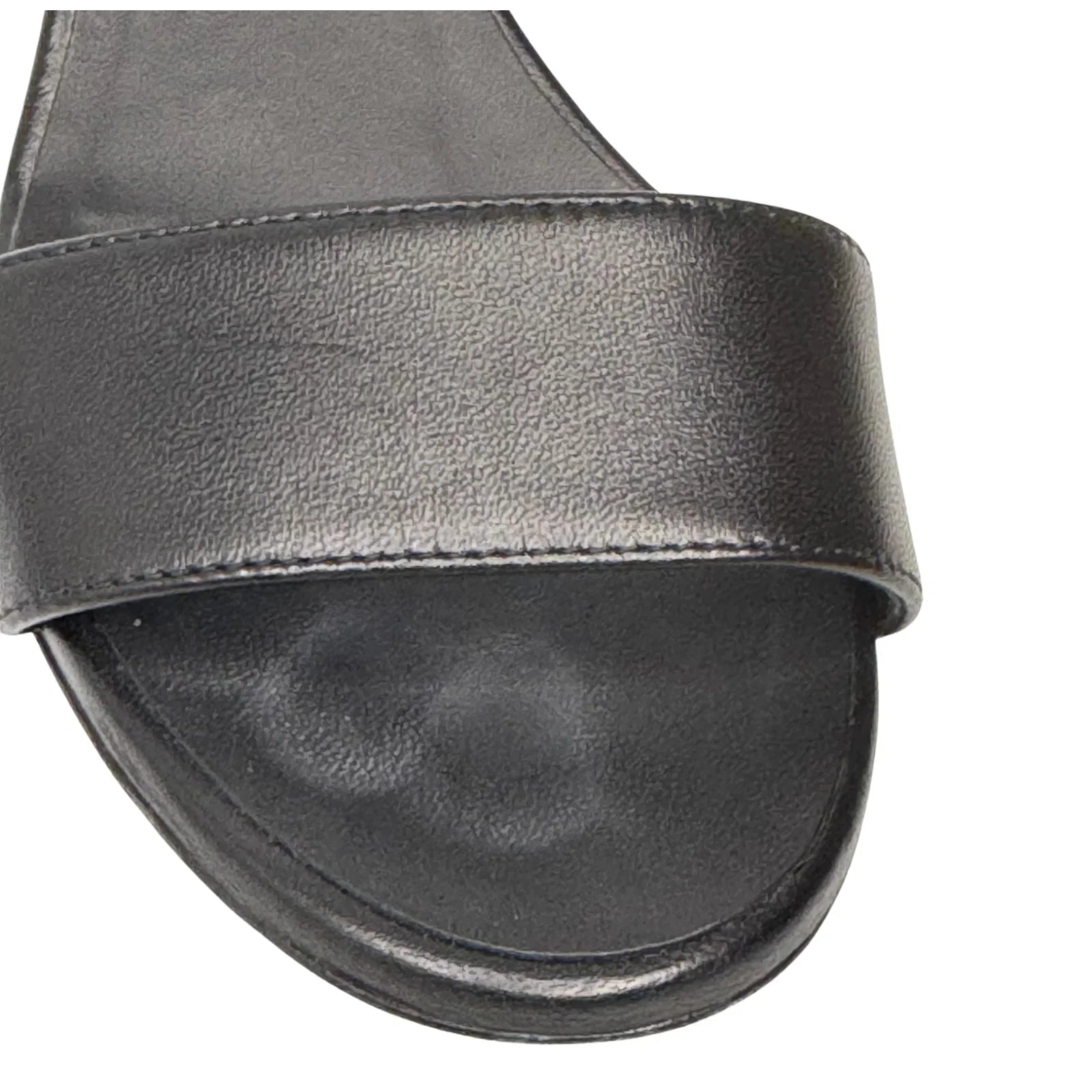 Chanel Black Lambskin Leather Classic Sandals – Size 36C - Lost Designer