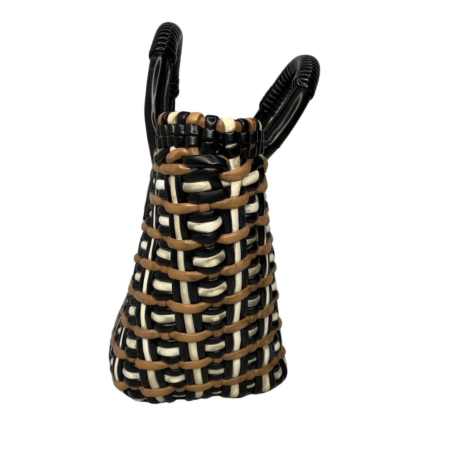 Balenciaga Bistro Panier Vinyl Tote Bag Crossbody Bag - Lost Designer