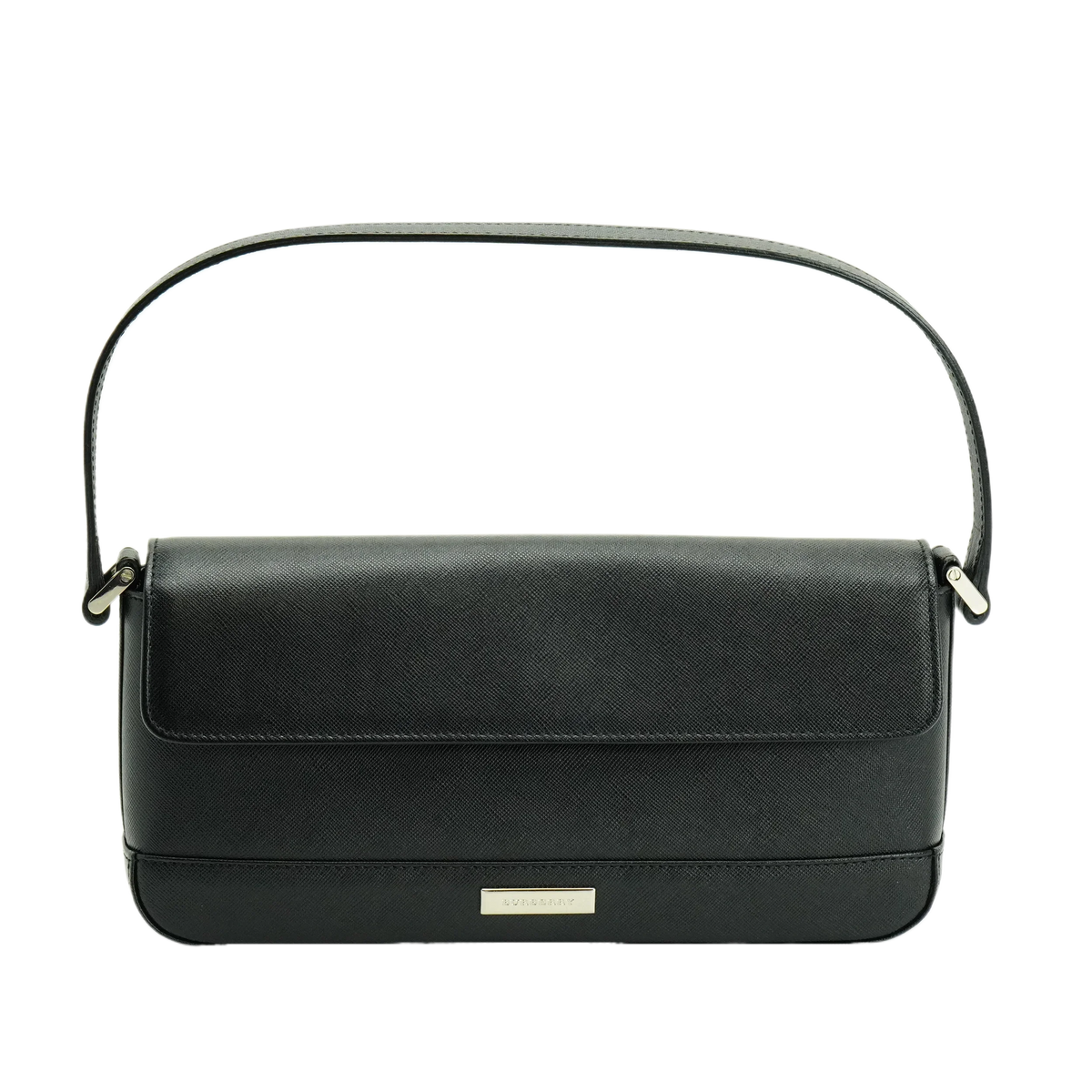 Burberry Black Leather Shoulder Bag - Lost Designer